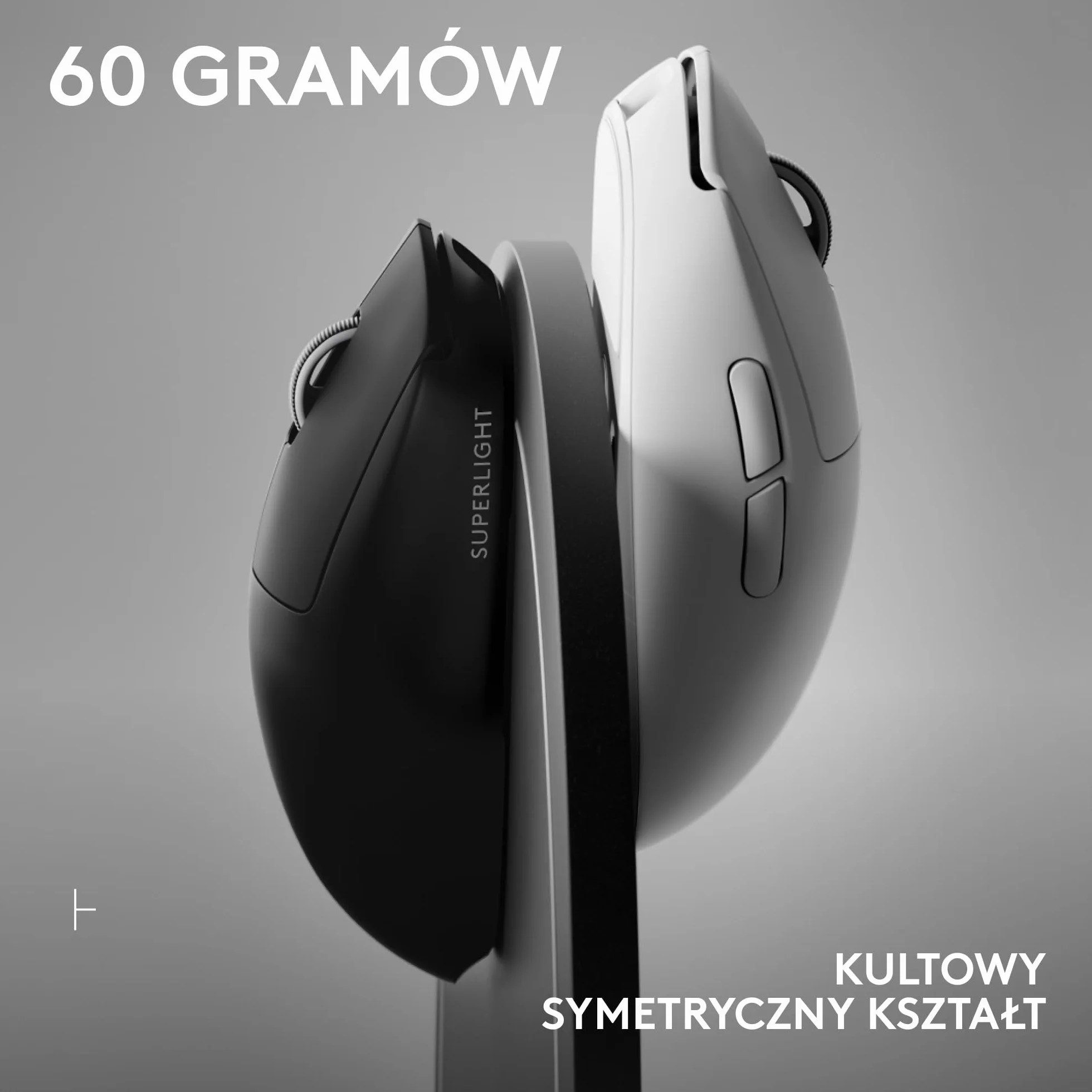 Logitech G PRO X SUPERLIGHT 2 SE Bezprzewodowa mysz do gier, 60g, 5 programowalnymi przyciskami, czujnikiem 44 tys. DPI, 888+ IPS, częstotliwością raportowania 1 kHz, ładowanie USB-C, PC/Mac- Biały