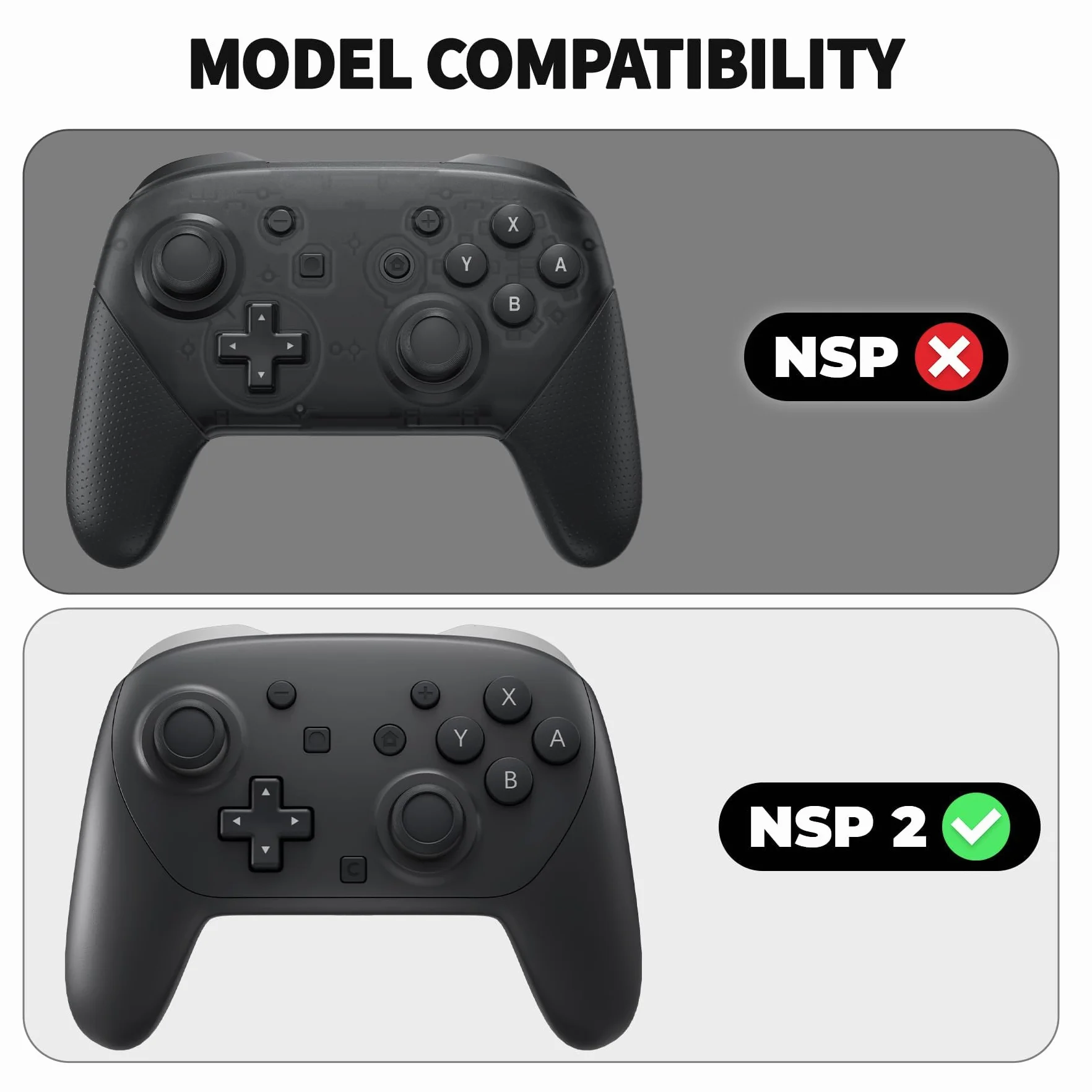 PlayVital Silikonowa Obudowa do Switch 2 Pro Kontrolera, Etui Ochronne do Switch 2 Pro,Antypoślizgowa Nakładka z Tylnymi Przyciskami & Nakładkami na Gałki & Naklejkami-Czerwony