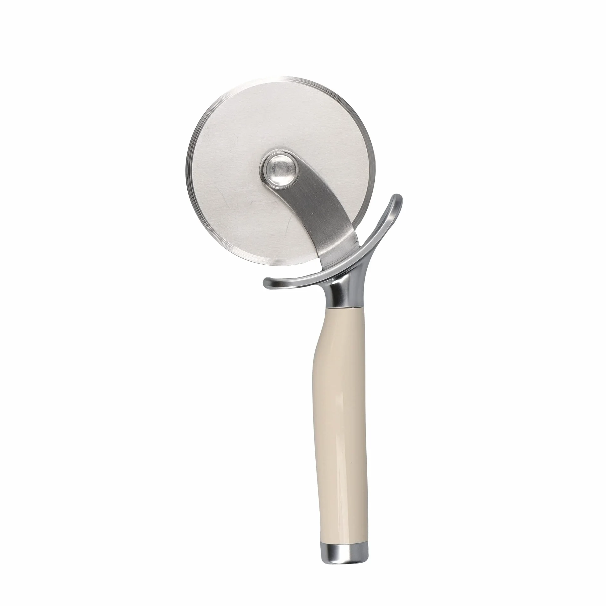 KitchenAid Nóż do Pizzy, Radełko, Stal Nierdzewna - Kolor Almond Cream