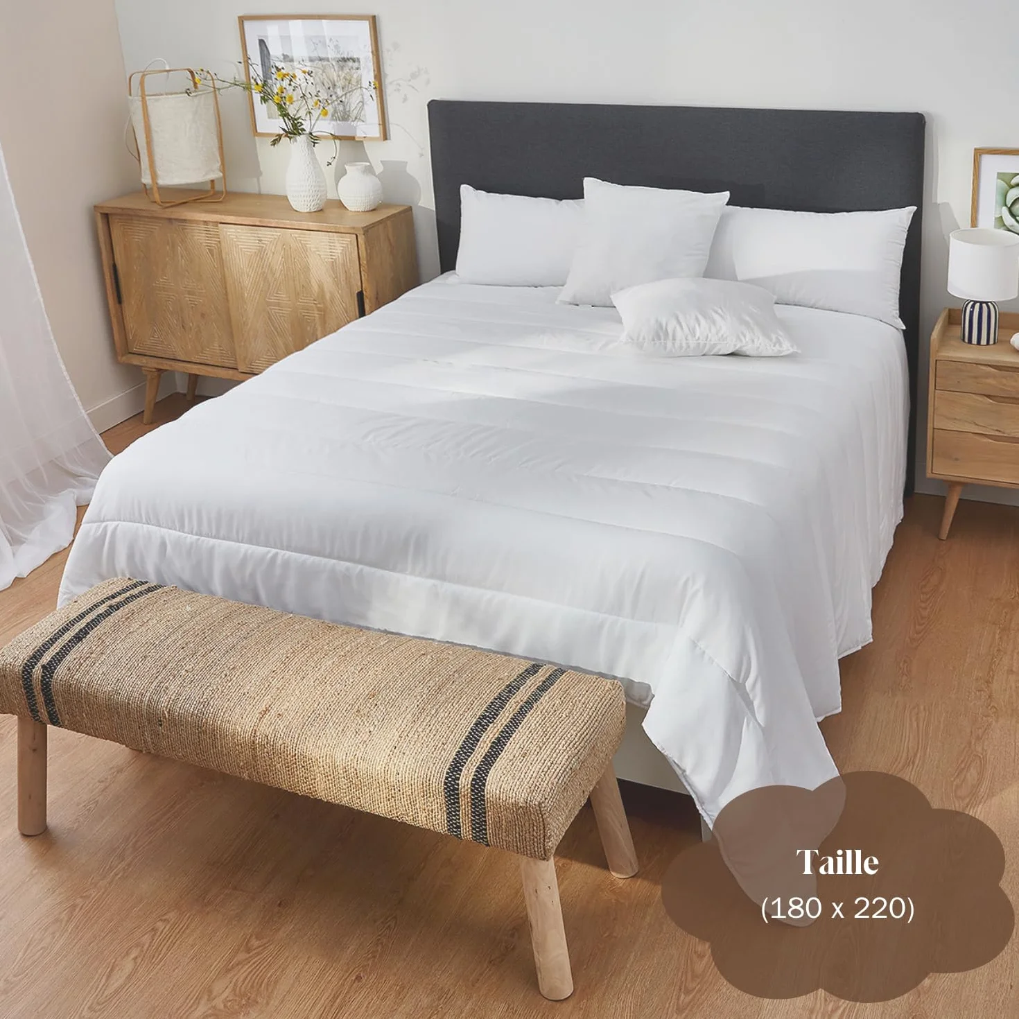 Pikolin Home - Kołdra jesienno-zimowa 300 g, włókno Ecolofil w dotyku puch, wypełnienie na łóżko 100/105 (180 x 220 cm)