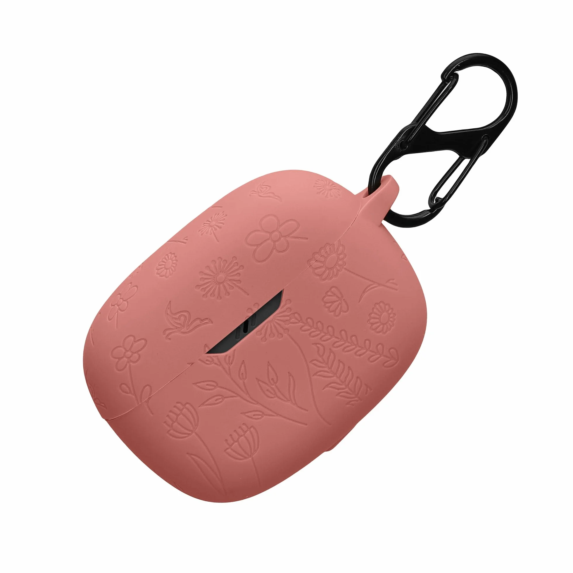 kwmobile Etui na słuchawki kompatybilne z JBL Wave Beam/Beam 2 / Wave 200TWS - Silikonowe etui ochronne - Ciemnoróżowy