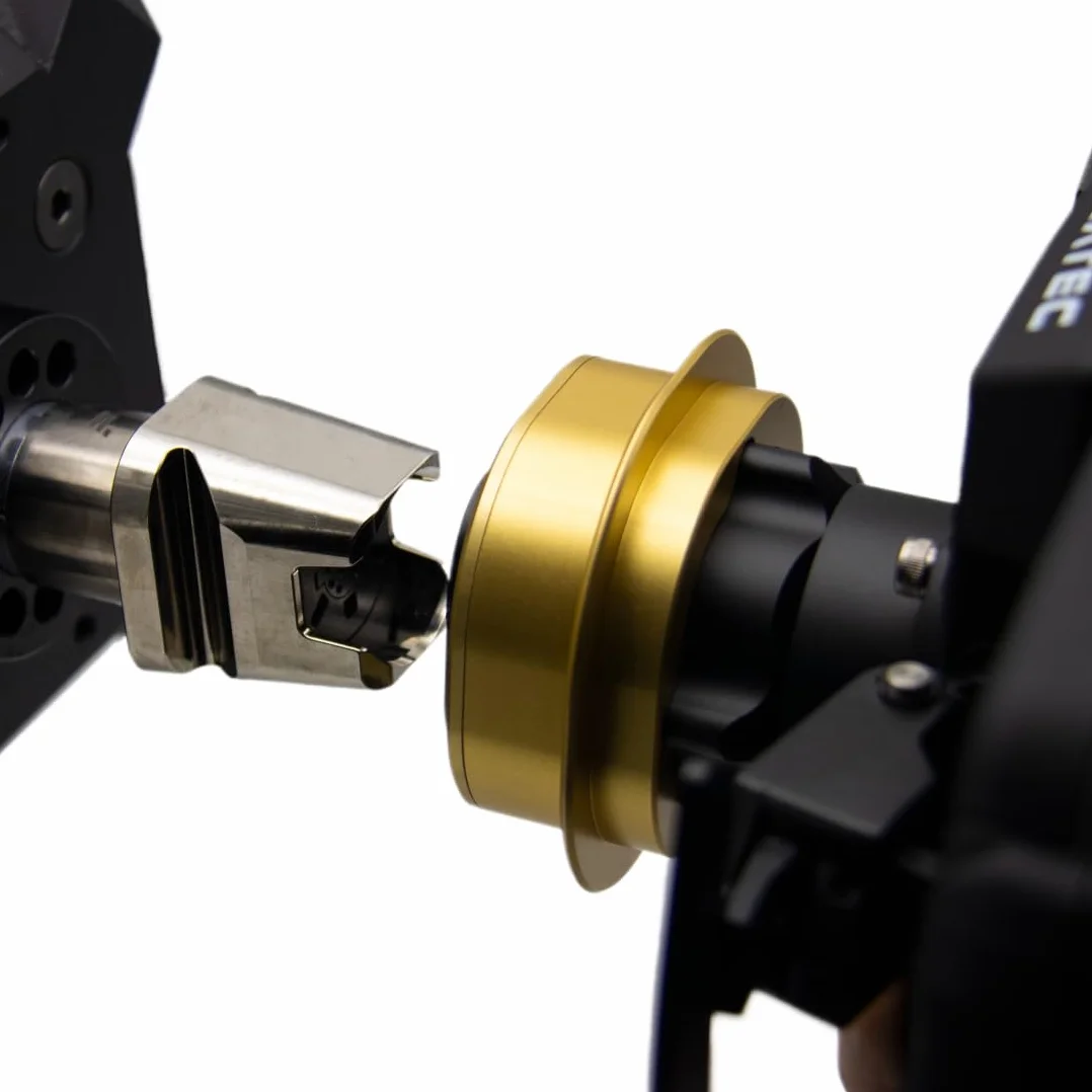 Fanatec Racing Wheel QR2 Pro Quick Release dostosowane do QR2 Racing Wheel-Side Obróbka CNC anodowane złote