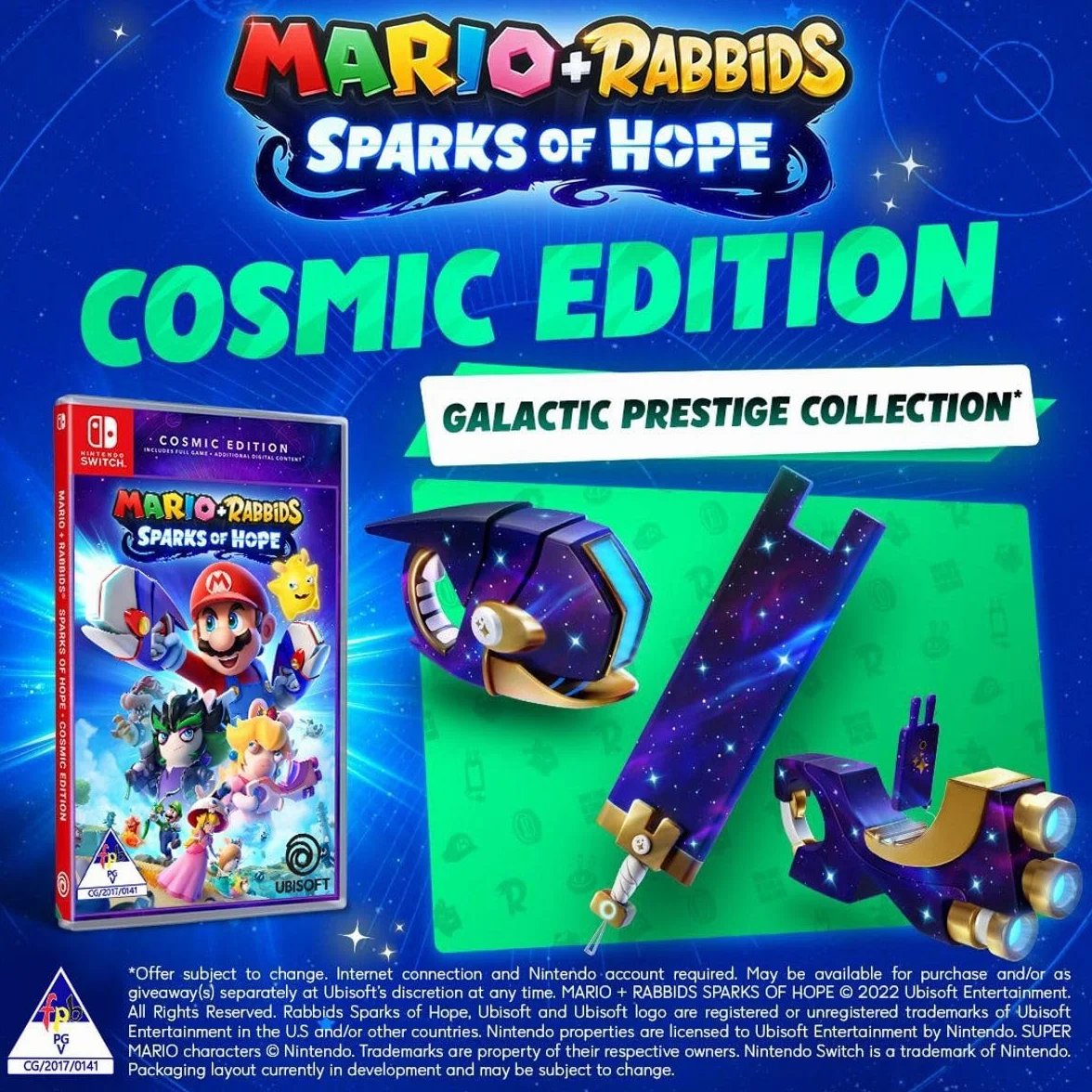 Mario + Rabbids Sparks of Hope edycja kosmiczna przełącznik