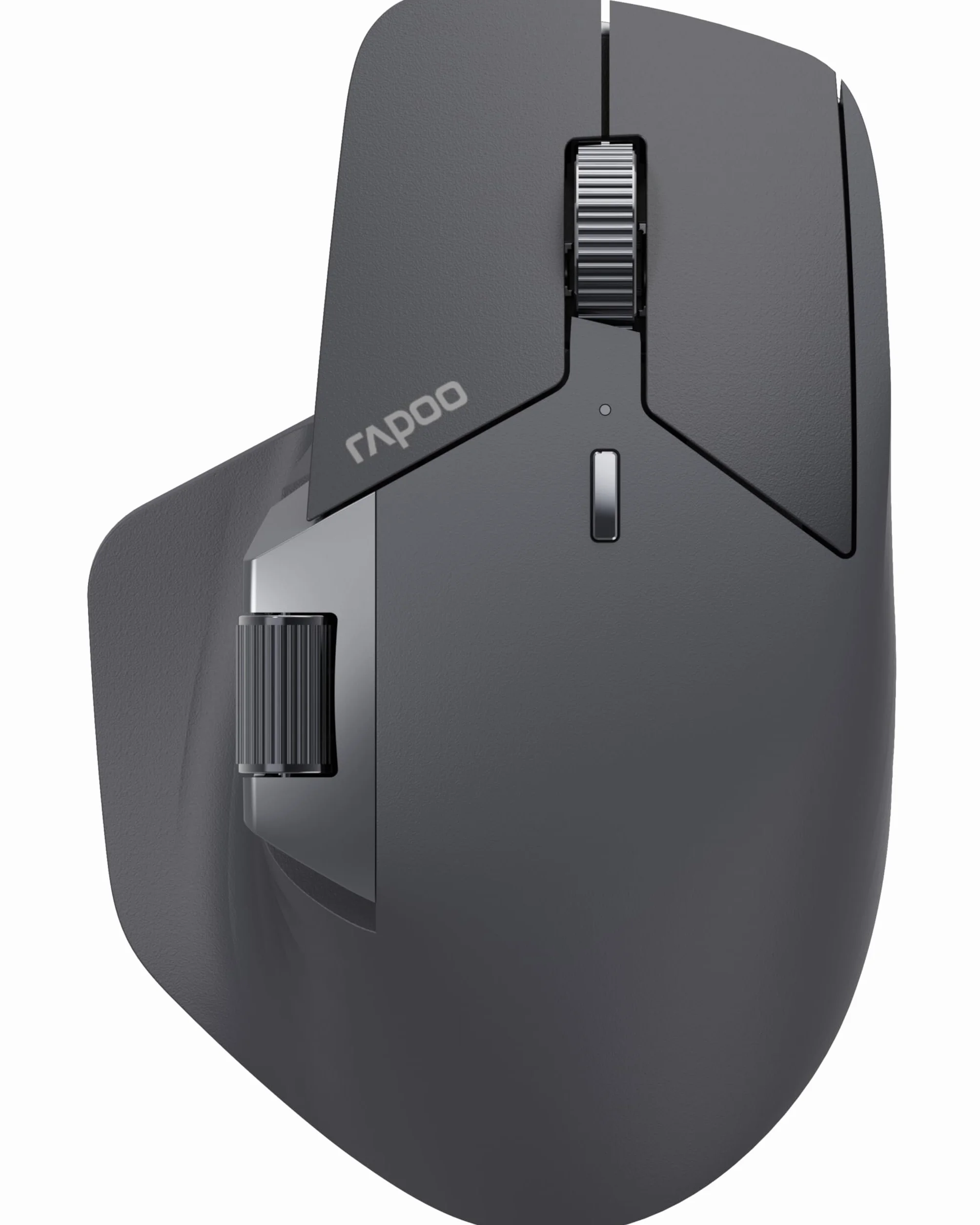 Rapoo MT760L mysz bezprzewodowa 4000 DPI, przyjazny dla środowiska, akumulator do ponownego ładowania, ergonomiczny, PC i Mac, szaro-czarna