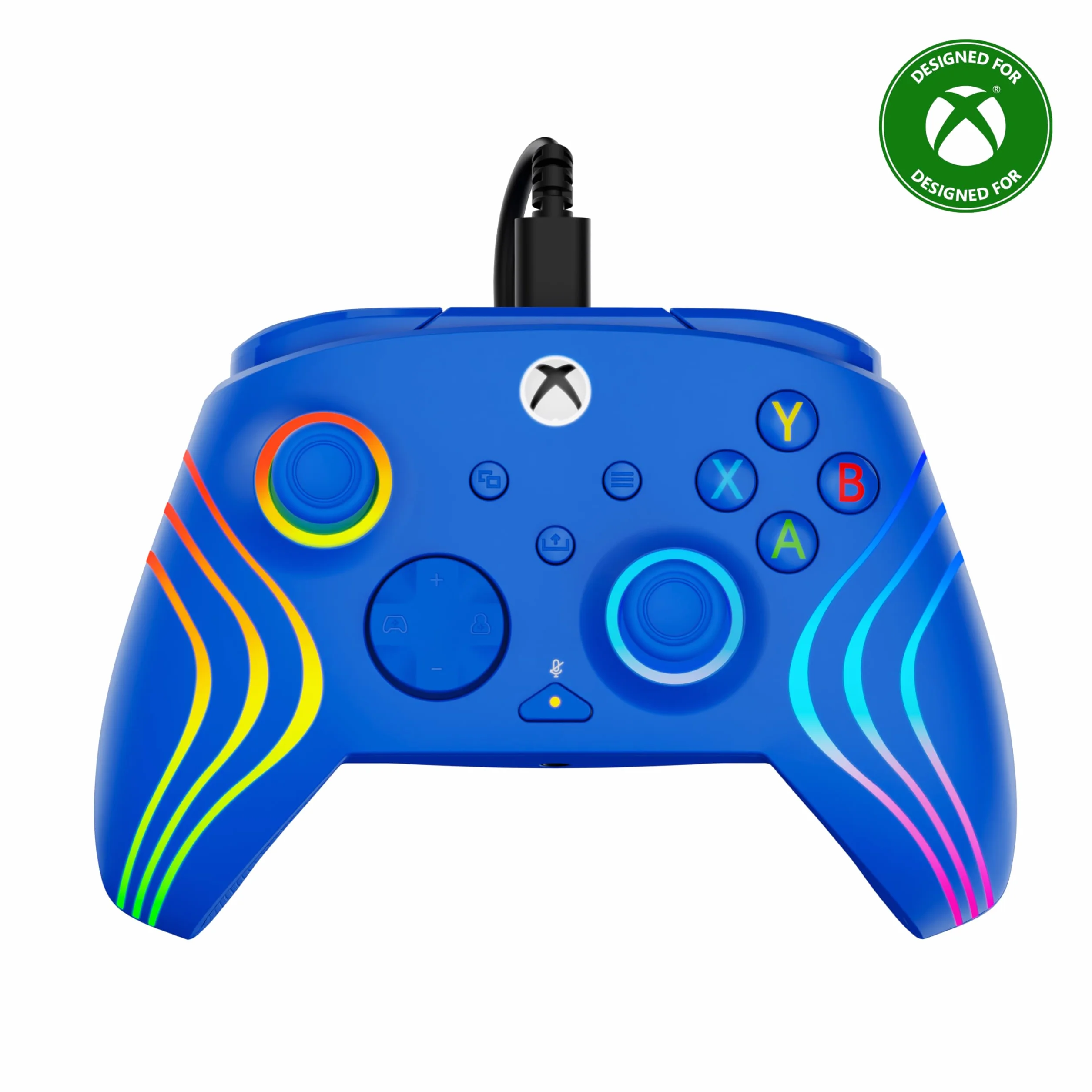 Turtle Beach Afterglow Wave Kontroler do gier RGB Niebieski Licencjonowany Xbox Series X S Xbox One Windows