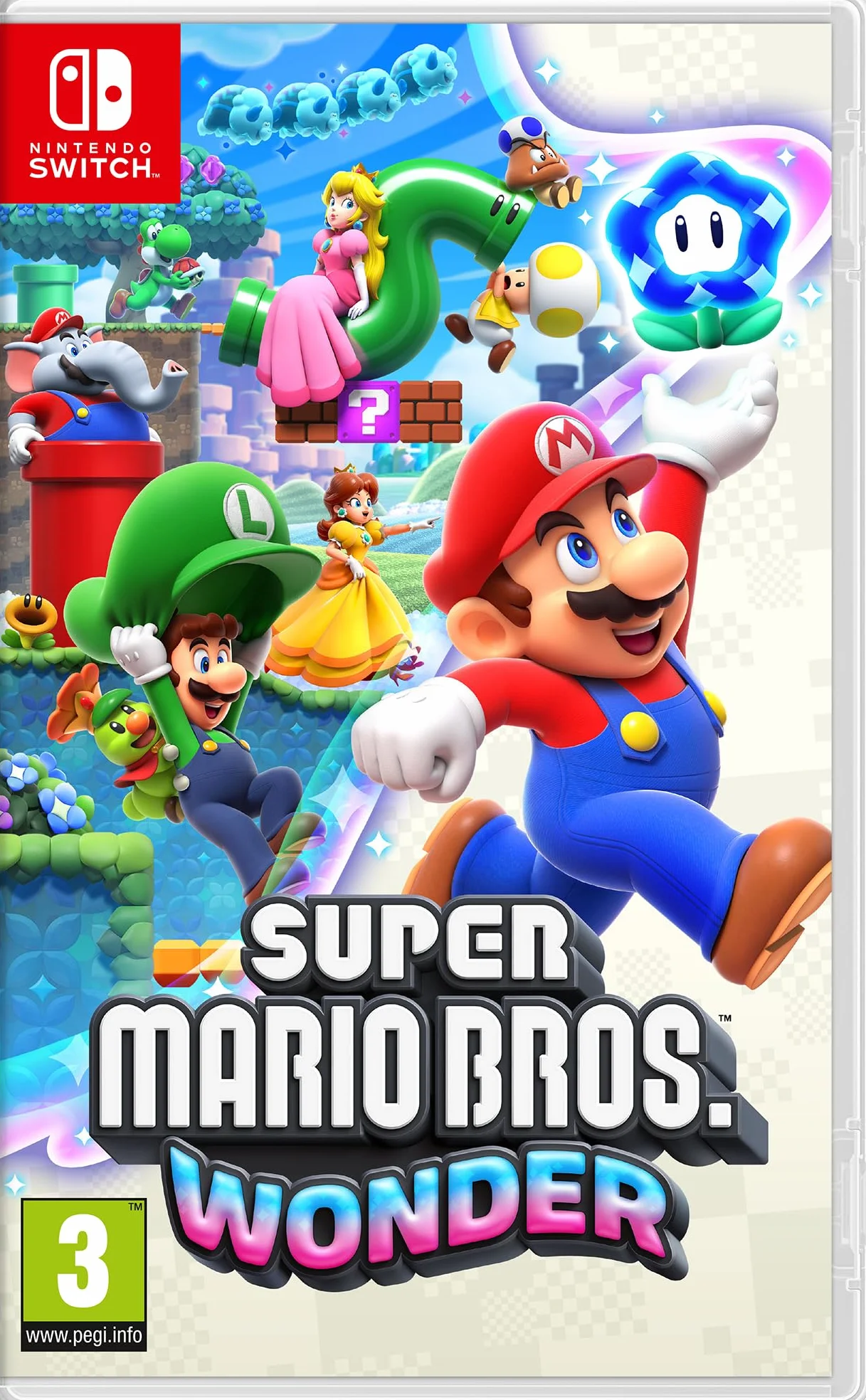 Nintendo Super Mario Bros. Wonder Standard Chinois traditionnel, Allemand, Néerlandais, Anglais, Espagnol, Français,