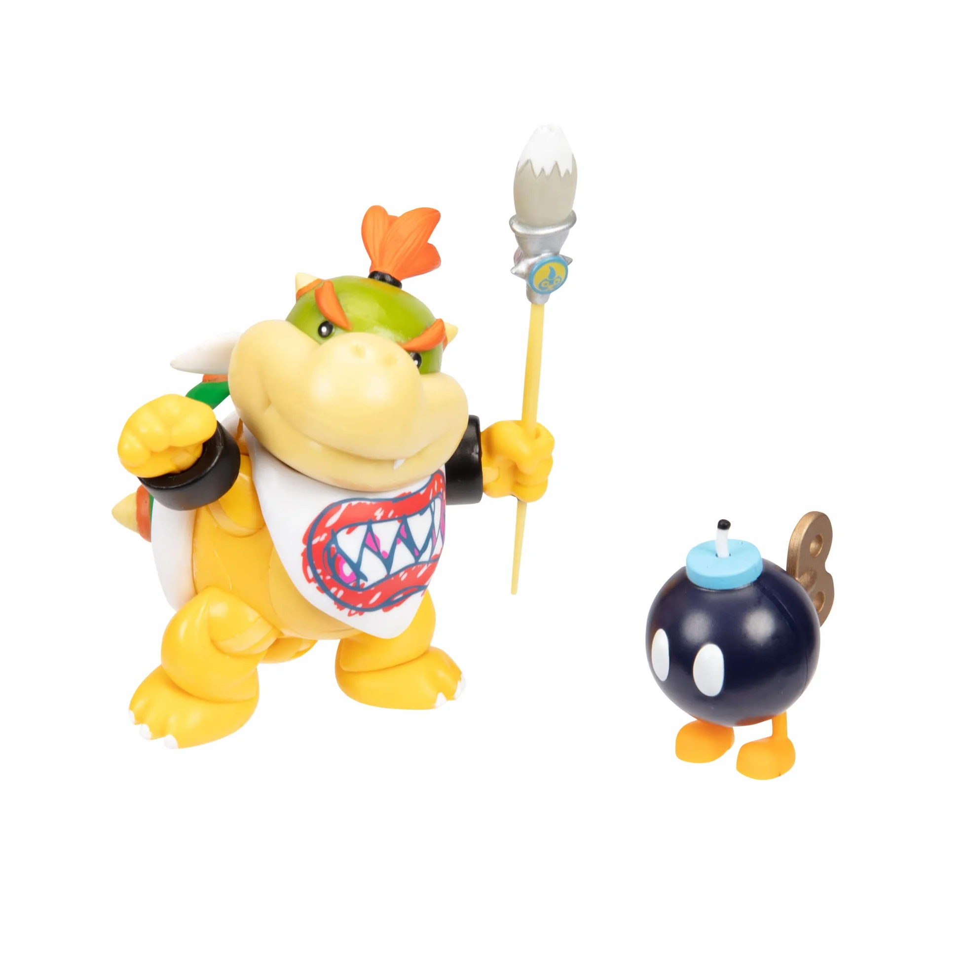 Nintendo Super Mario Figur Bowser Jr. w/Paint brush in Sammlerbox, 10 cm