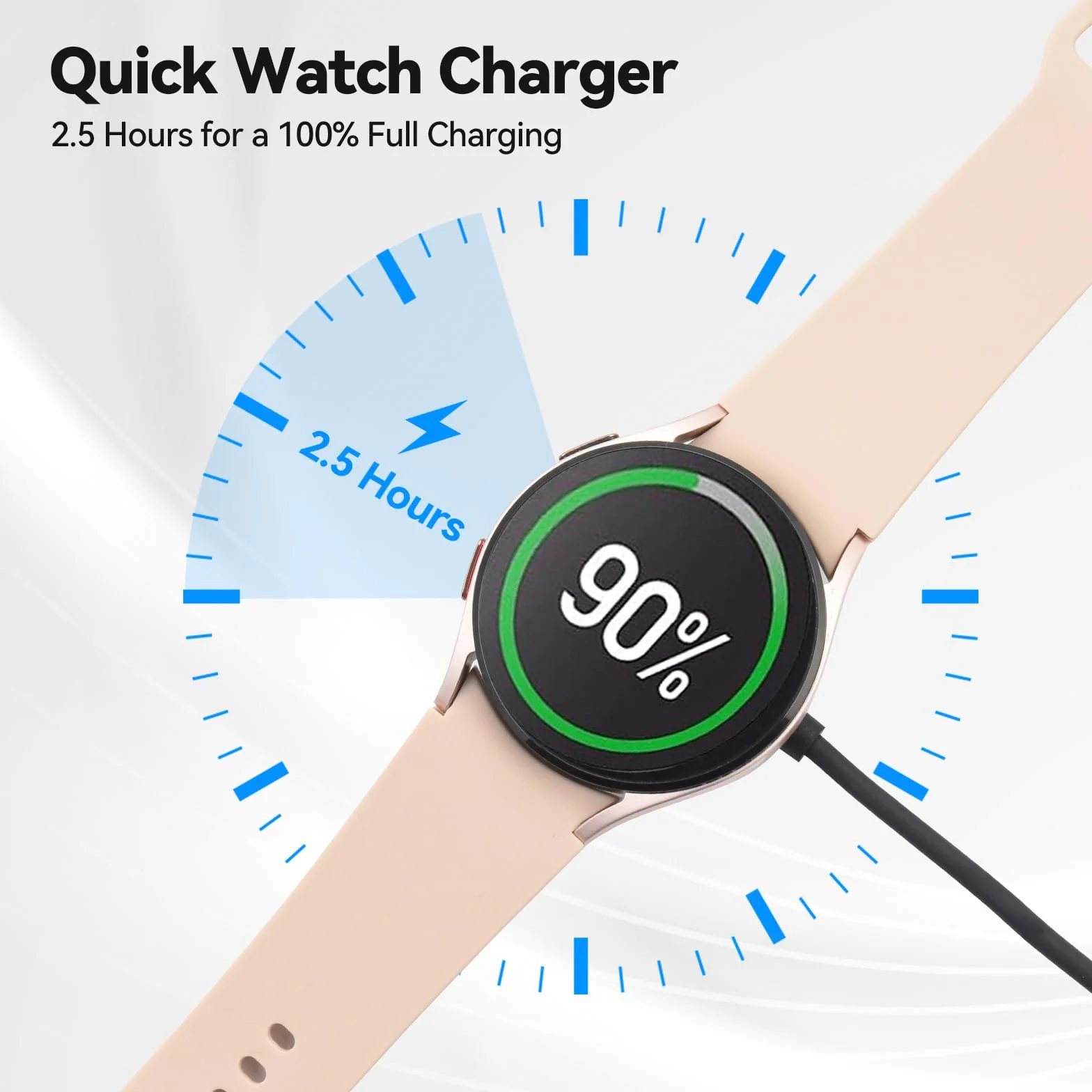 aceyoon Ładowarka USB C do Samsung Galaxy Watch 7 / Ultra/6/6 Classic, stacja ładująca do Samsung Watch 5/5 Pro / 4/4 Classic/ 3 / FE/Active 2/1, smartwatch ładowarka
