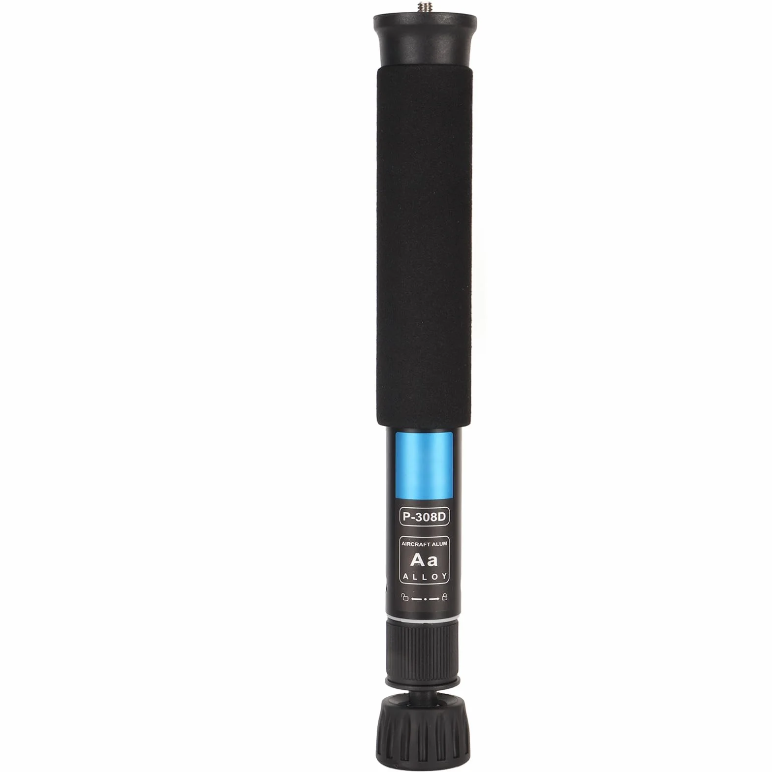 62-calowy Monopod do Aparatu, Wytrzymały Monopod do Bezlusterkowych Lustrzanek Cyfrowych, Stabilny Monopod Fotograficzny, Lekki i Przenośny, z Etui