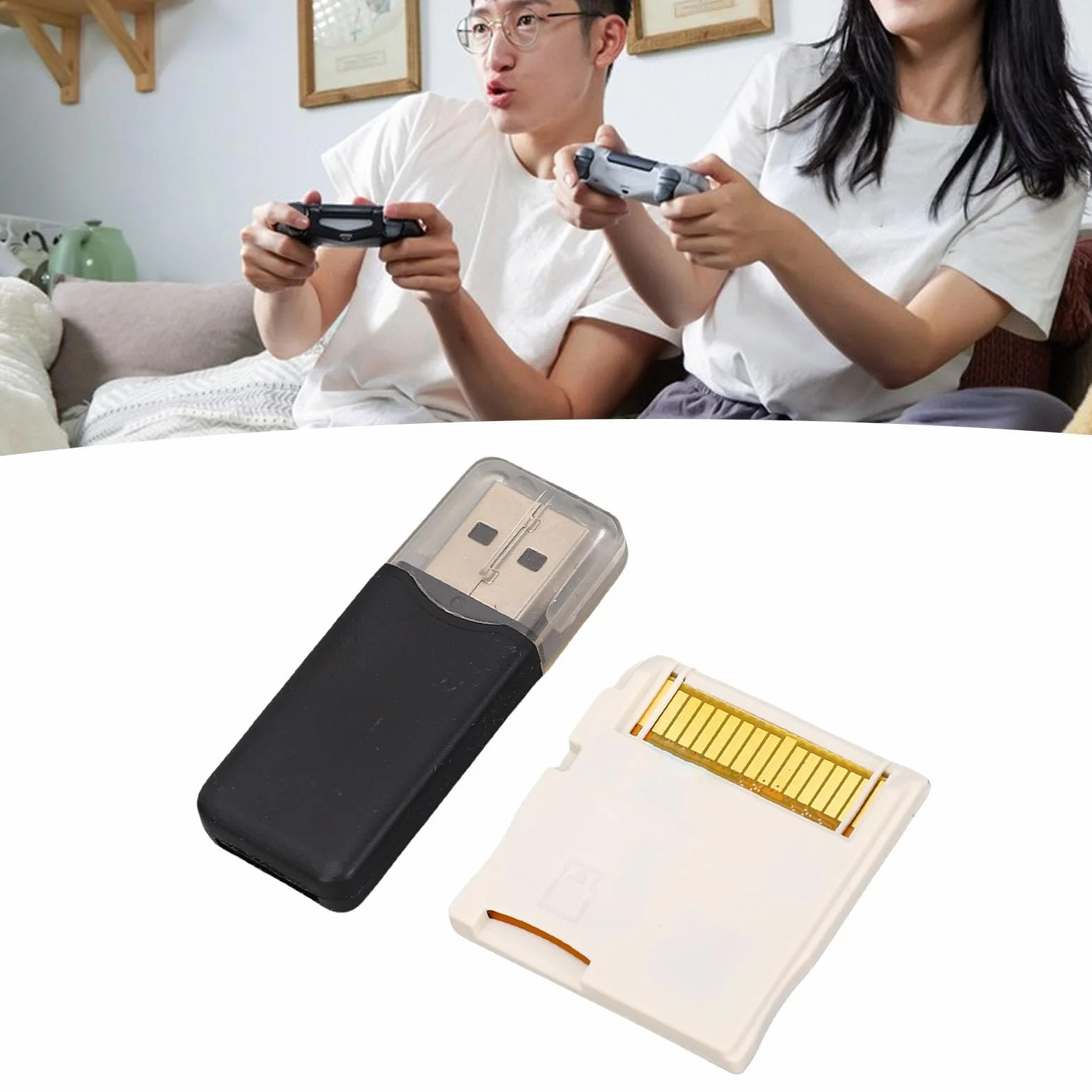 Tosuny Flashcart dla 3DS/2DS XL/NDS, Chip ASIC, Karta Flash Gier Wideo, Kompatybilny z NDSI/NDSL/NOWY 3DS (WHITE)