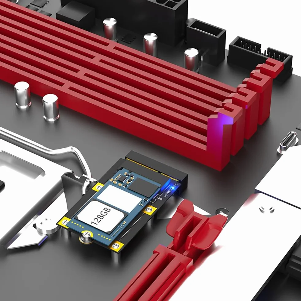 MSATA na M.2 (NGFF) Key B adapter do kart SSD 2230/2242 do wielosystemowych części PC