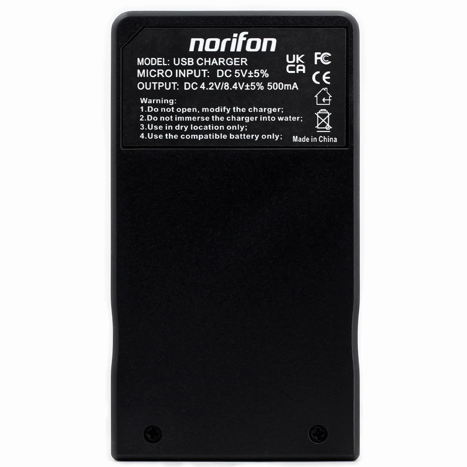 Norifon DMW-BCG10 USB Ładowarka do Panasonic Lumix DMC-TZ10, DMC-TZ20, DMC-TZ22, DMC-TZ6, DMC-TZ7, DMC-TZ8, DMC-ZR1, DMC-ZR3, DMC-ZS1, DMC-ZS3, DMC-ZS5, DMC-ZS7, DMC-ZX1, DMC-ZX3 Aparat i nie tylko