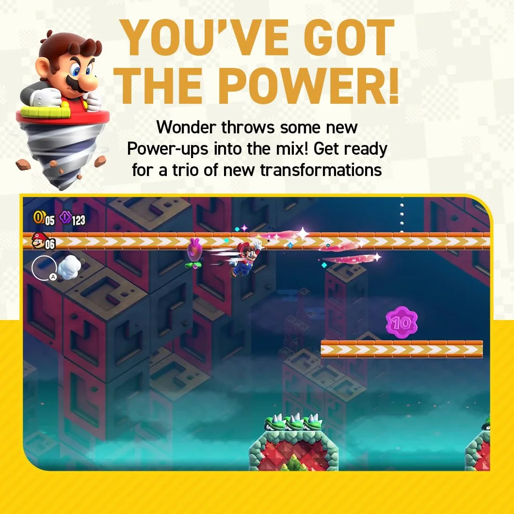 Nintendo Super Mario Bros. Wonder Standard Chinois traditionnel, Allemand, Néerlandais, Anglais, Espagnol, Français,