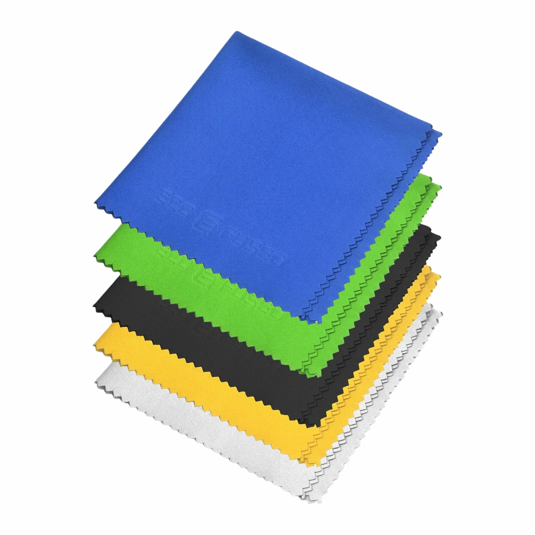 Eco-Fused XL Microfiber Cleaning Cloths - 5 Pack - 12 x 12 inch (30.5 x 30.5 cm) - Quickly Remove Fingerprints, Dust and Smudges from Tablet, TV and Notebook Screens without Scratches or Marks