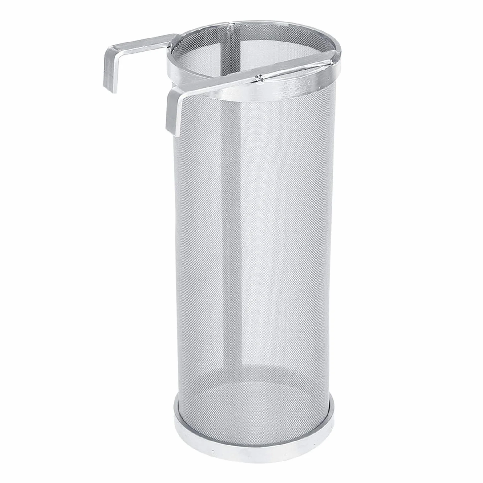 300 Micron Hop Spider Beer Filter Filtr do Piwa ze Stali Nierdzewnej Sitko Domowy Napar do Piwa Chmielowy Filtr Siatkowy z Hakiem(10 * 25.5cm)