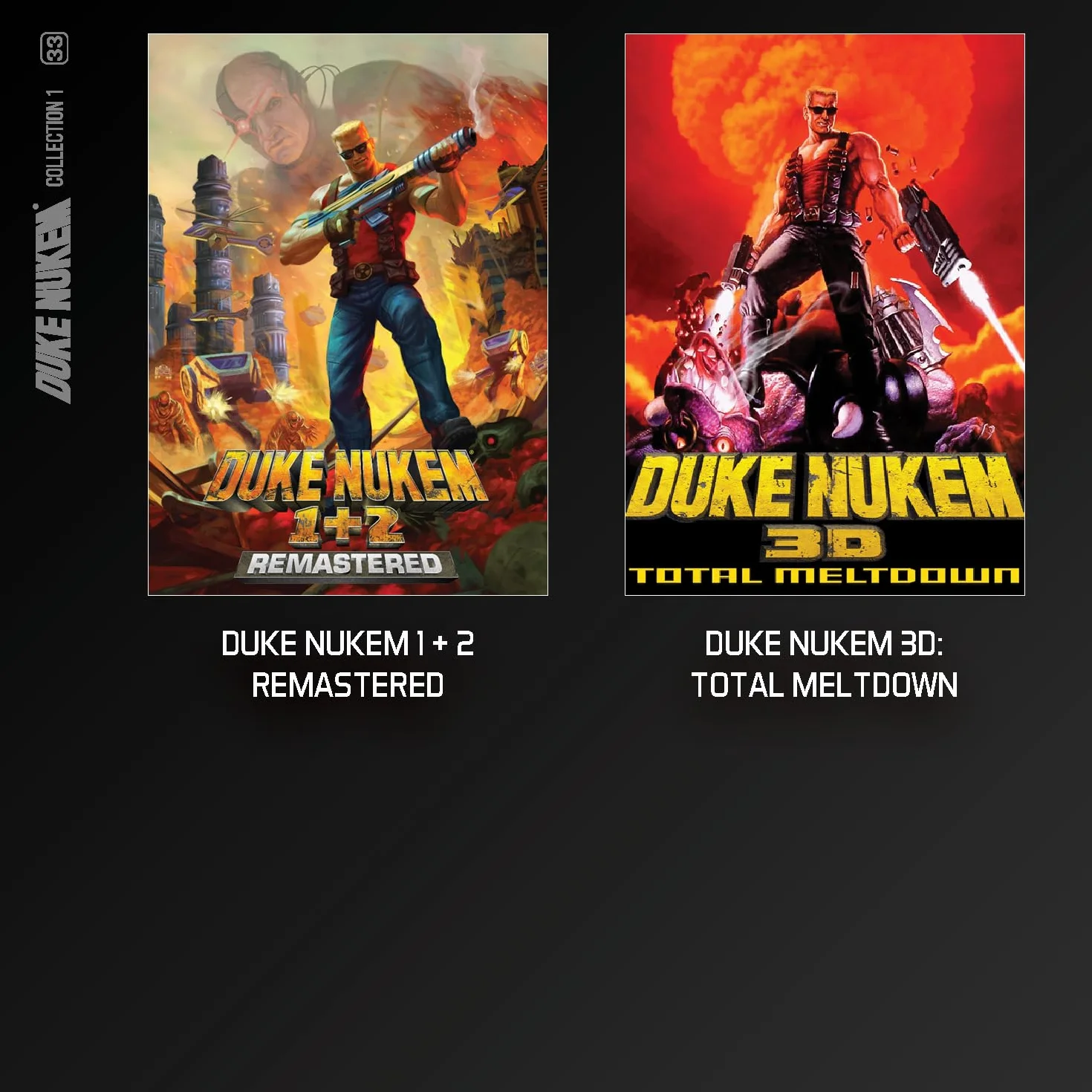 BLAZE Evercade Red Cart 33 - Duke Nukem Col. 1