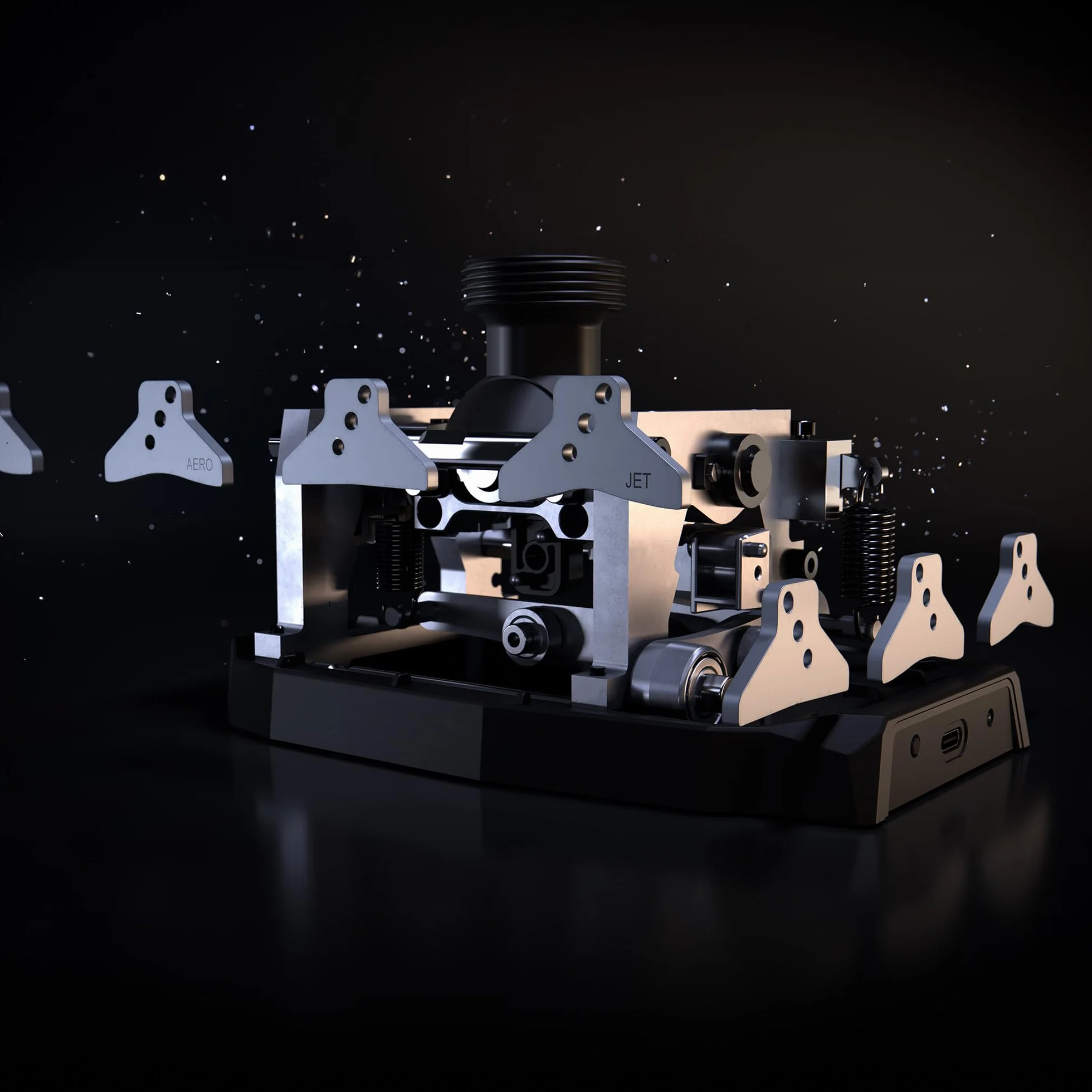 Thrustmaster AVA, Modułowa Podstawa Joysticka do Symulacji Lotniczych z Wieloma Konfiguracjami, Zgodna ze Wszystkimi Rodzajami Lotnictwa na PC