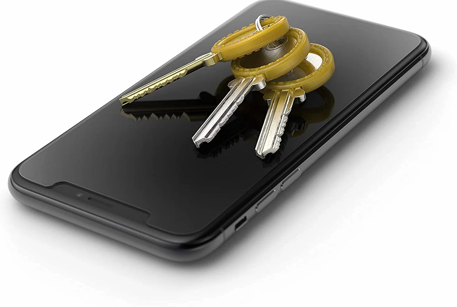 OtterBox Clearly Protected Skin Bundle Extra Slim silikonowe etui ochronne + szkło ochronne na wyświetlacz o wysokiej wydajności, nadaje się do iPhone X/Xs, przezroczyste
