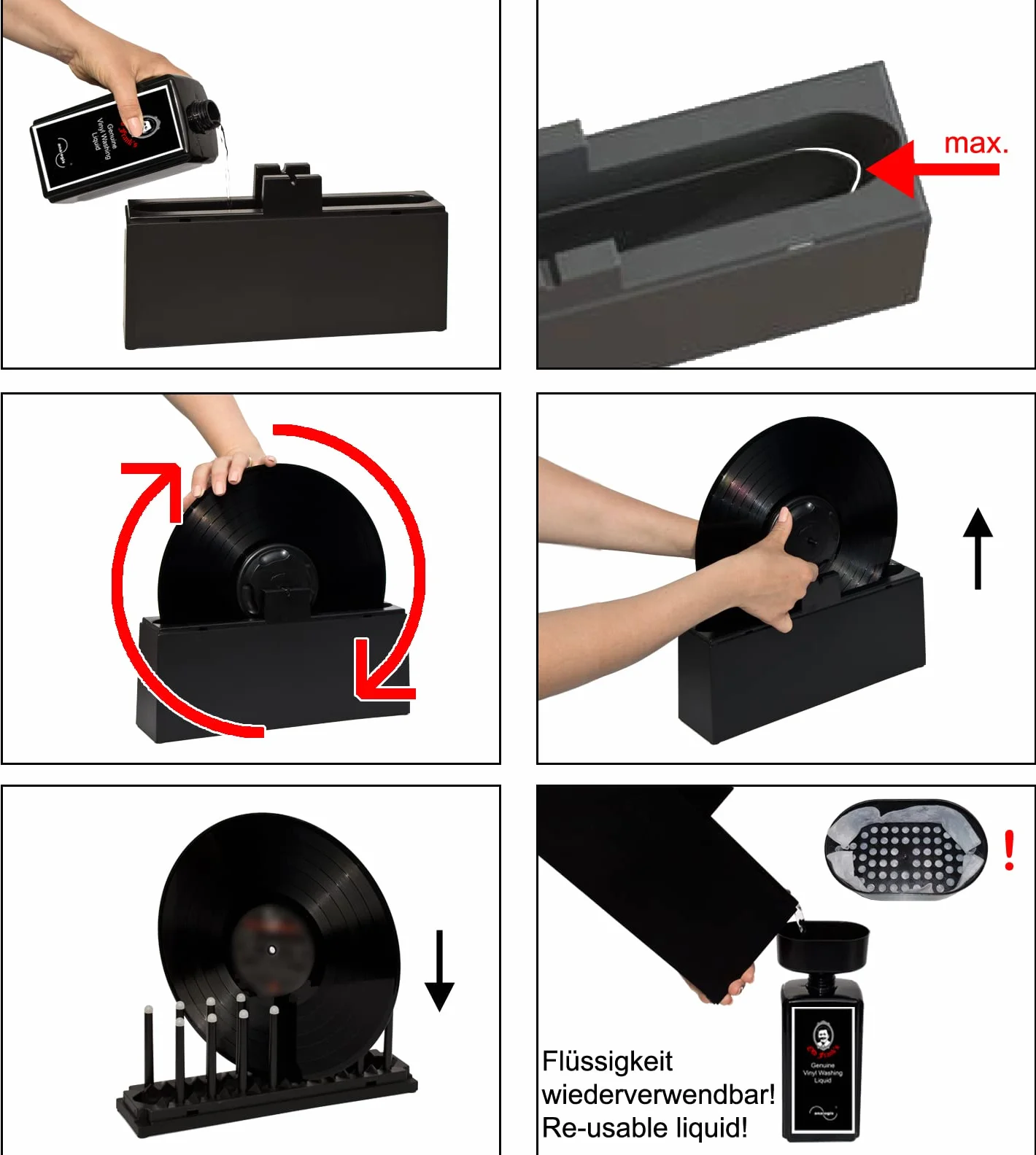 Analogis Wash 'N' Play 6363 System Czyszczenia Płyt Winylowych, 1 L