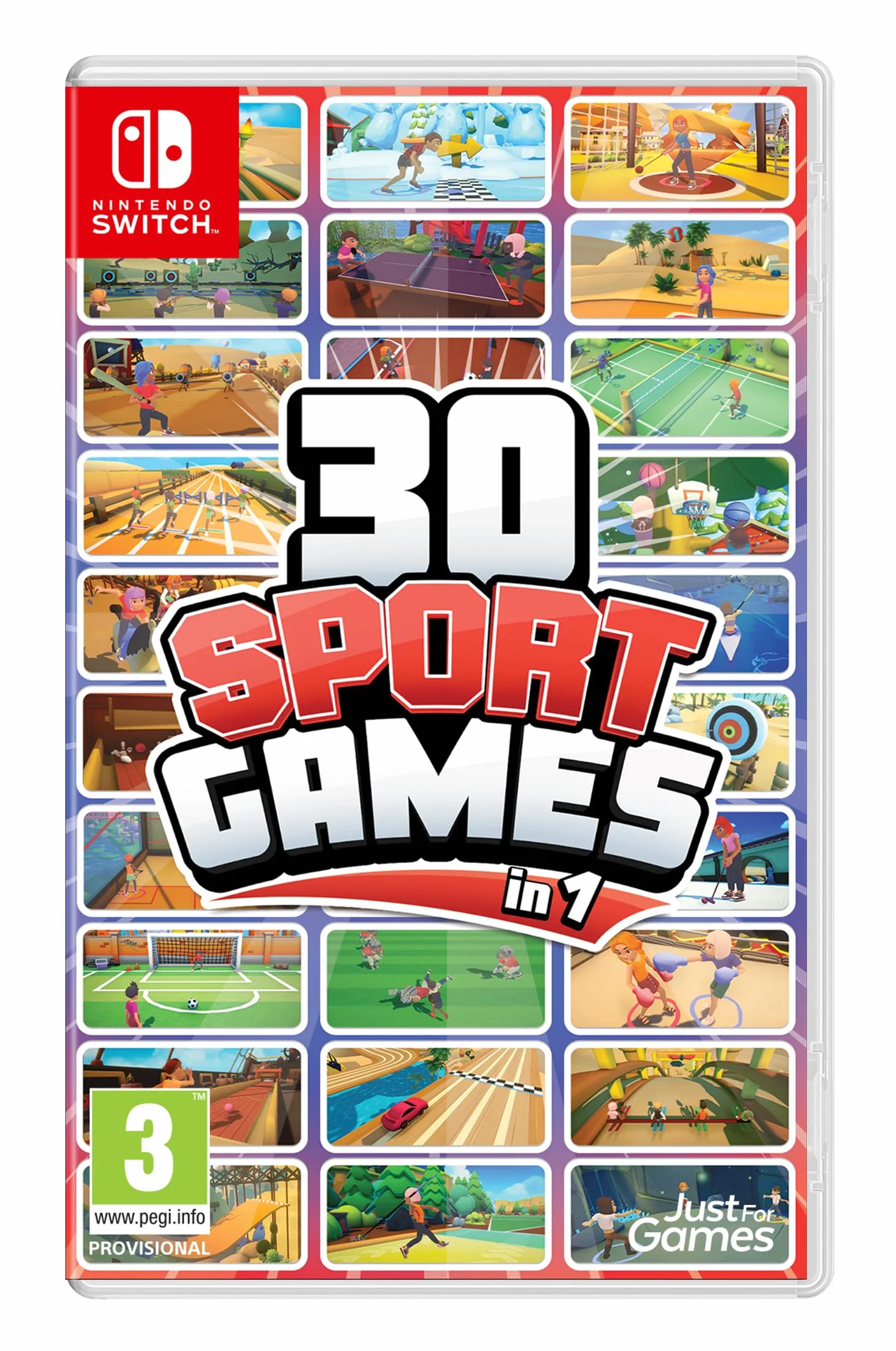 Just For Games Gry Sportowe, 30 Sport Games in 1 Nintendo Switch
