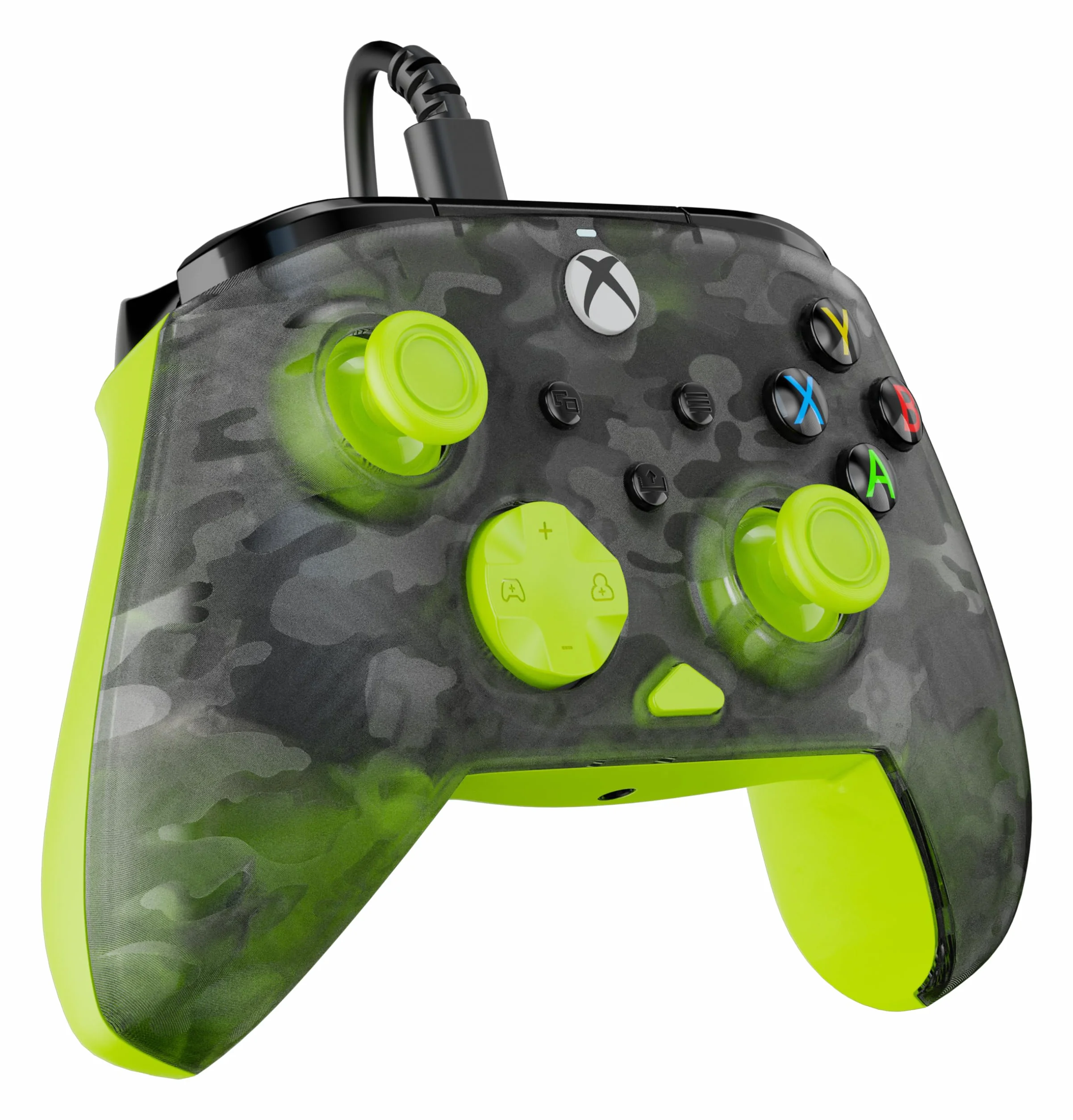 Turtle Beach Rematch Core Ghost Black Camo Yellow Wired Gaming Controller dla Xbox Series X S Xbox One PC