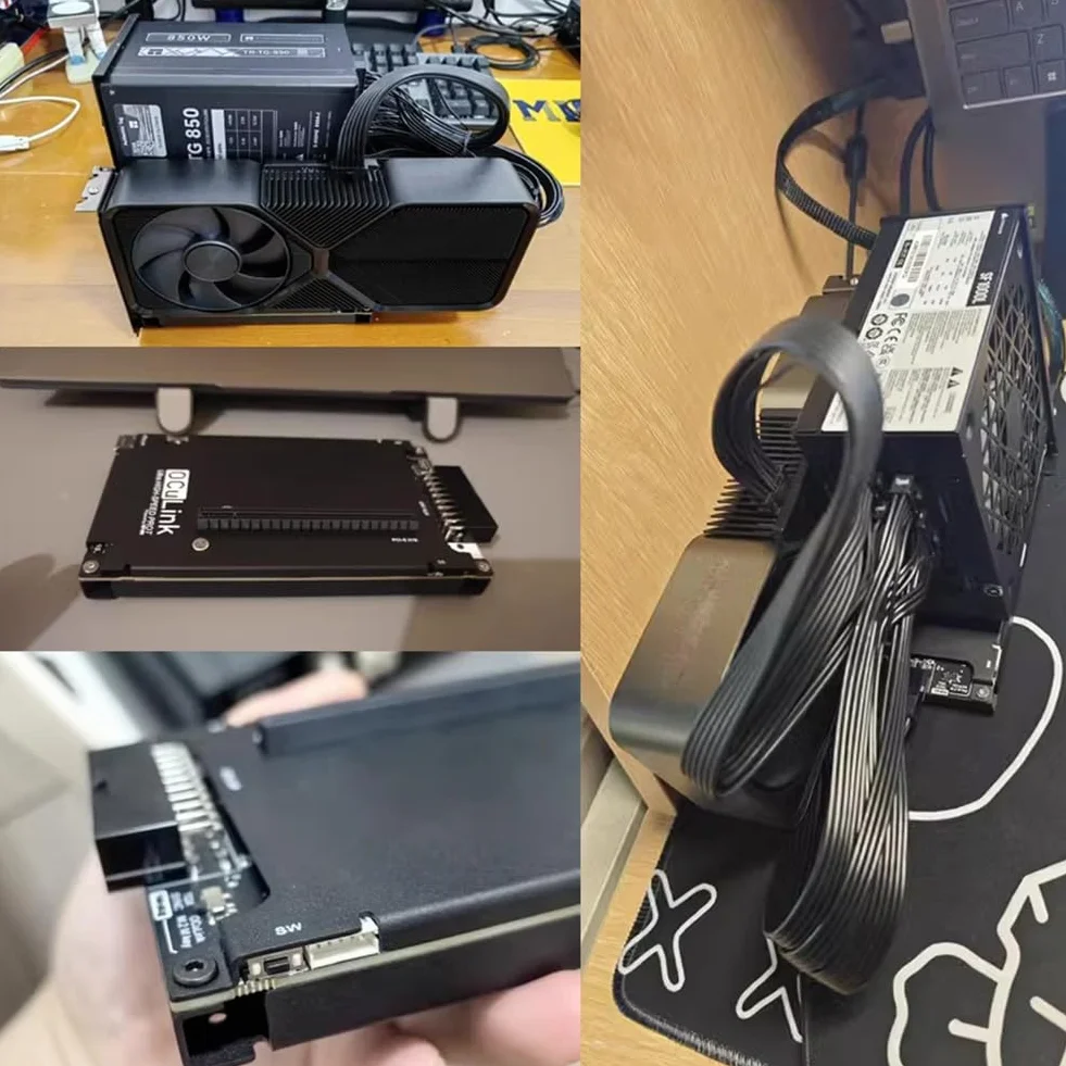 OCuP4V2 OCuLink GPU Dock NVME M.2 do OCulink Adapter do laptopa Mini PC na zewnętrzną kartę graficzną z