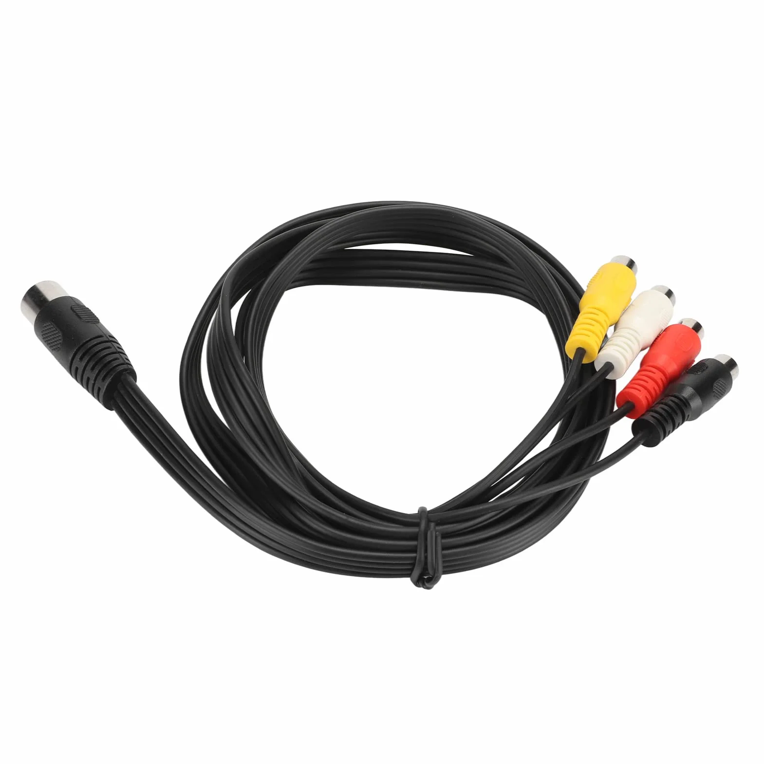 5-pinowy Męski Kabel Din na 4 żeński Przewód do Systemów Stereo Dvd Phono 5-pinowy Magnetowid Din, żeński Kabel Adaptera S Kable Wideo