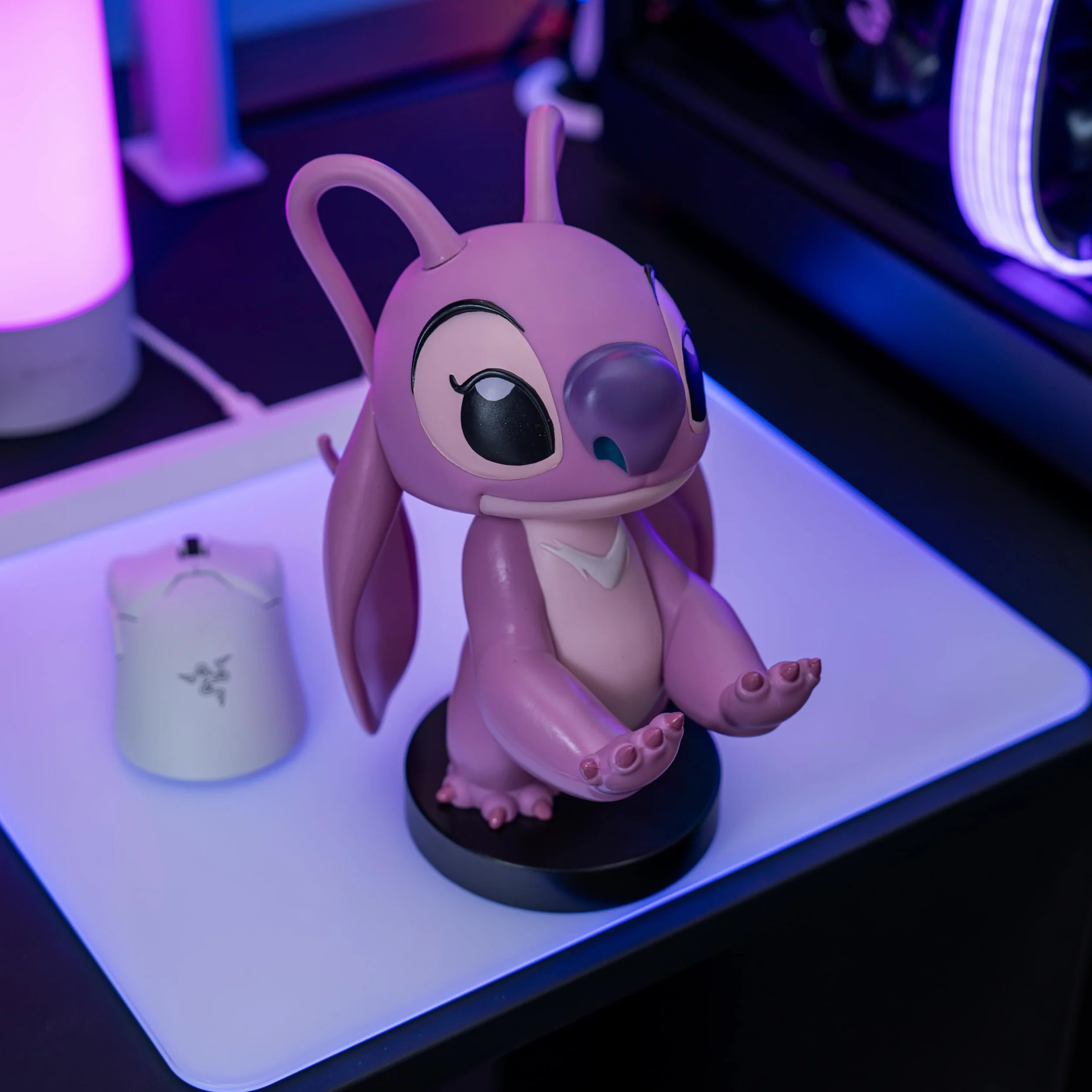 Cable Guys Disney Angel Stitch Gaming Accessories Holder & Phone Holder for Xbox, PlayStation, Nintendo Switch