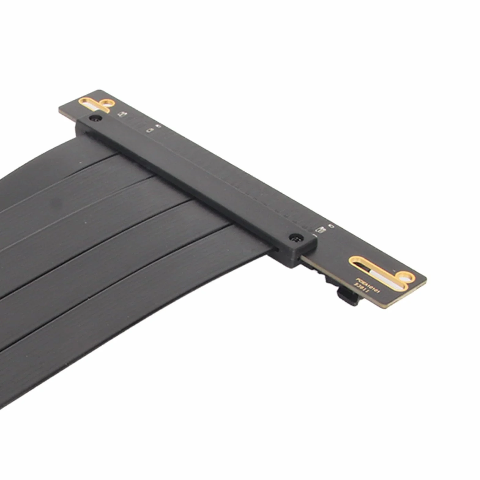 Kabel Riser PCIE 4.0, do RTX 4090 RX 7000 Czarny, 16x Ekranowany, Szybki, Elastyczny Kabel Riser GPU 90 Stopni, z Portem PCI Express (-2612230164016)