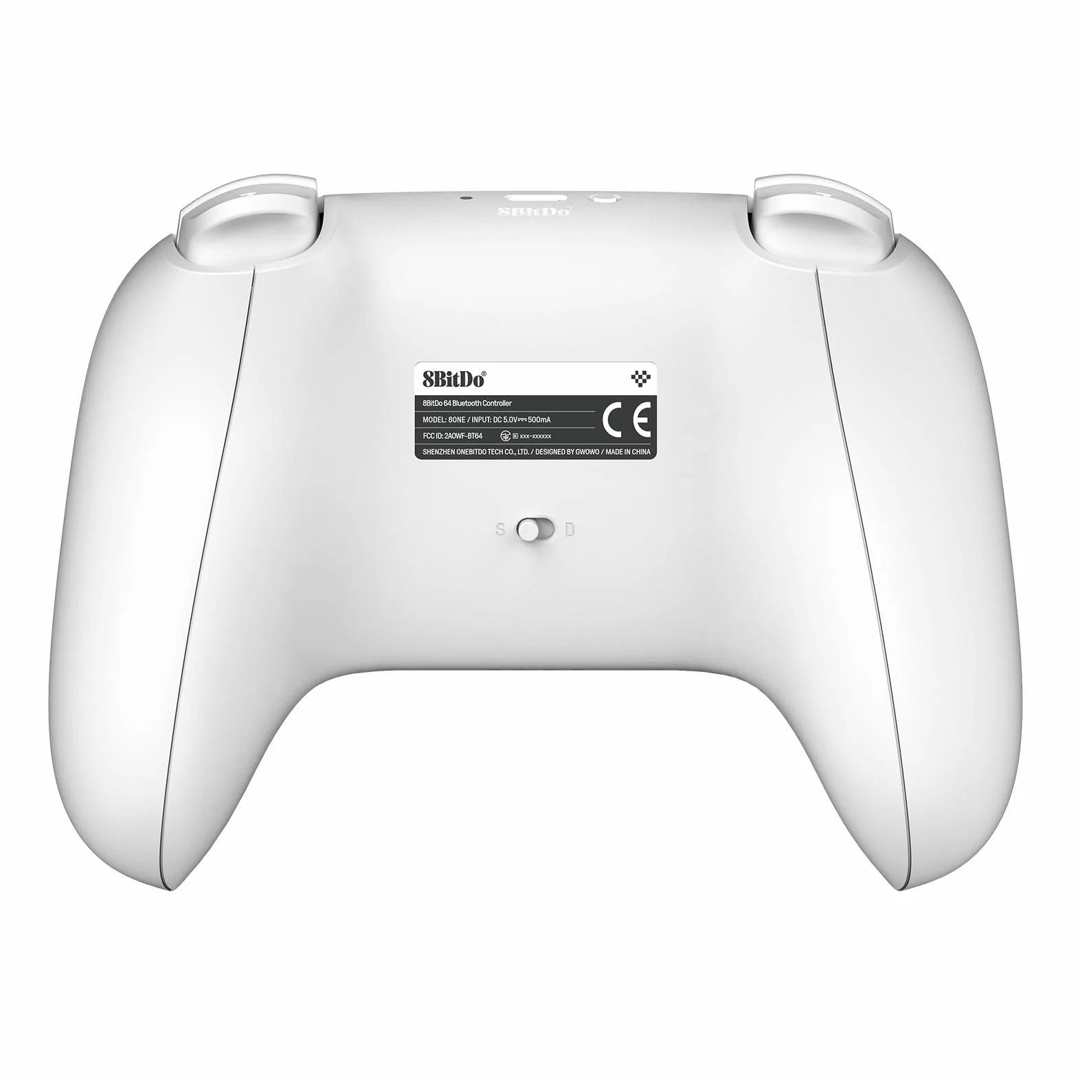 8Bitdo 64 kontroler Bluetooth do Switch, Switch 2, Windows i Android (biały)
