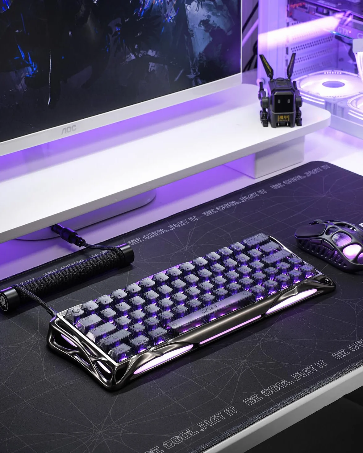 GravaStar Mercury V60 Pro klawiatura do gier HE