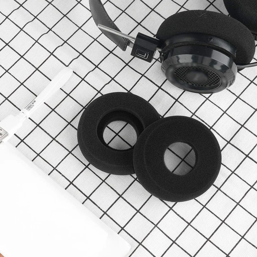Geekria Comfort Foam wymienne nauszniki do słuchawek GRADO SR60, SR80, SR125, SR225, M1, M2, części naprawcze z przewodnikiem wideo (czarne)