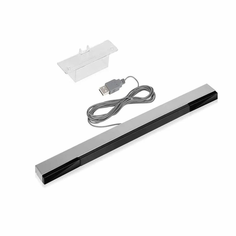 Czujnik Podczerwieni USB Odbiornik Sygnału Ruchu ze Stabilną Podstawą Kompatybilny z Wii/Wii U Konsolami