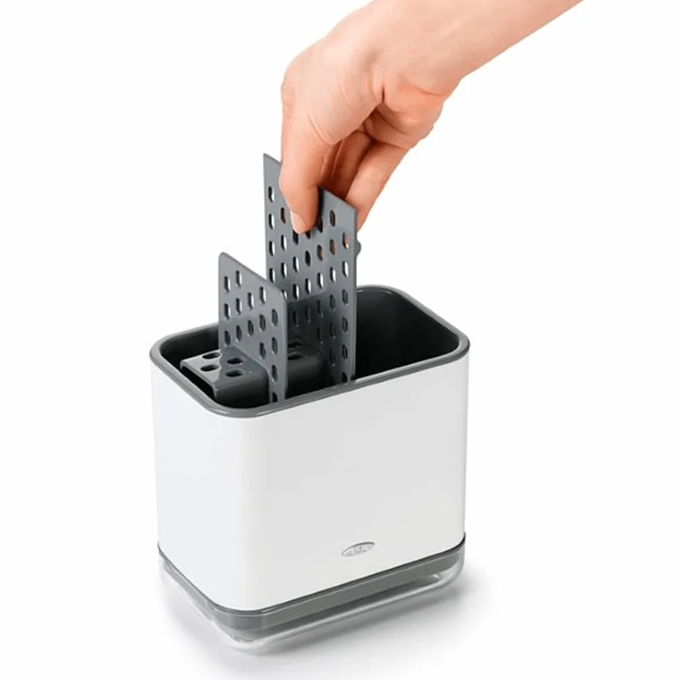 OXO Good Grips pojemnik na zlew biały 21,33 x 12,06 x 15,87 cm