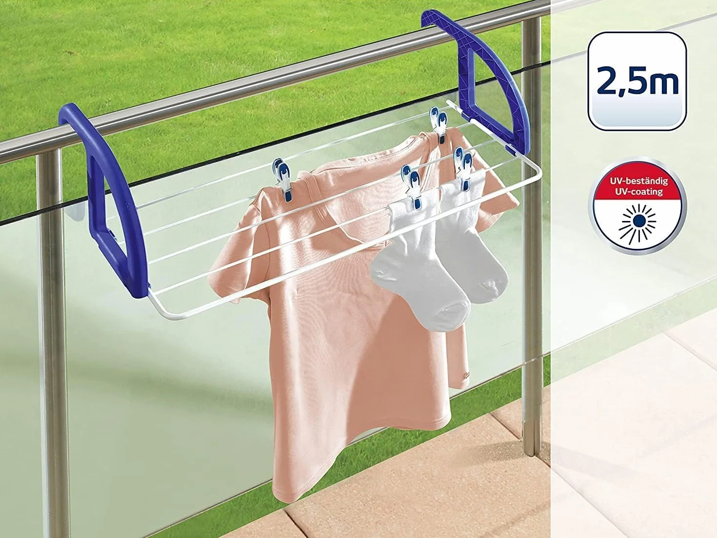 Leifheit Suszarka wisząca Classic 25 2,5 m linka do prania