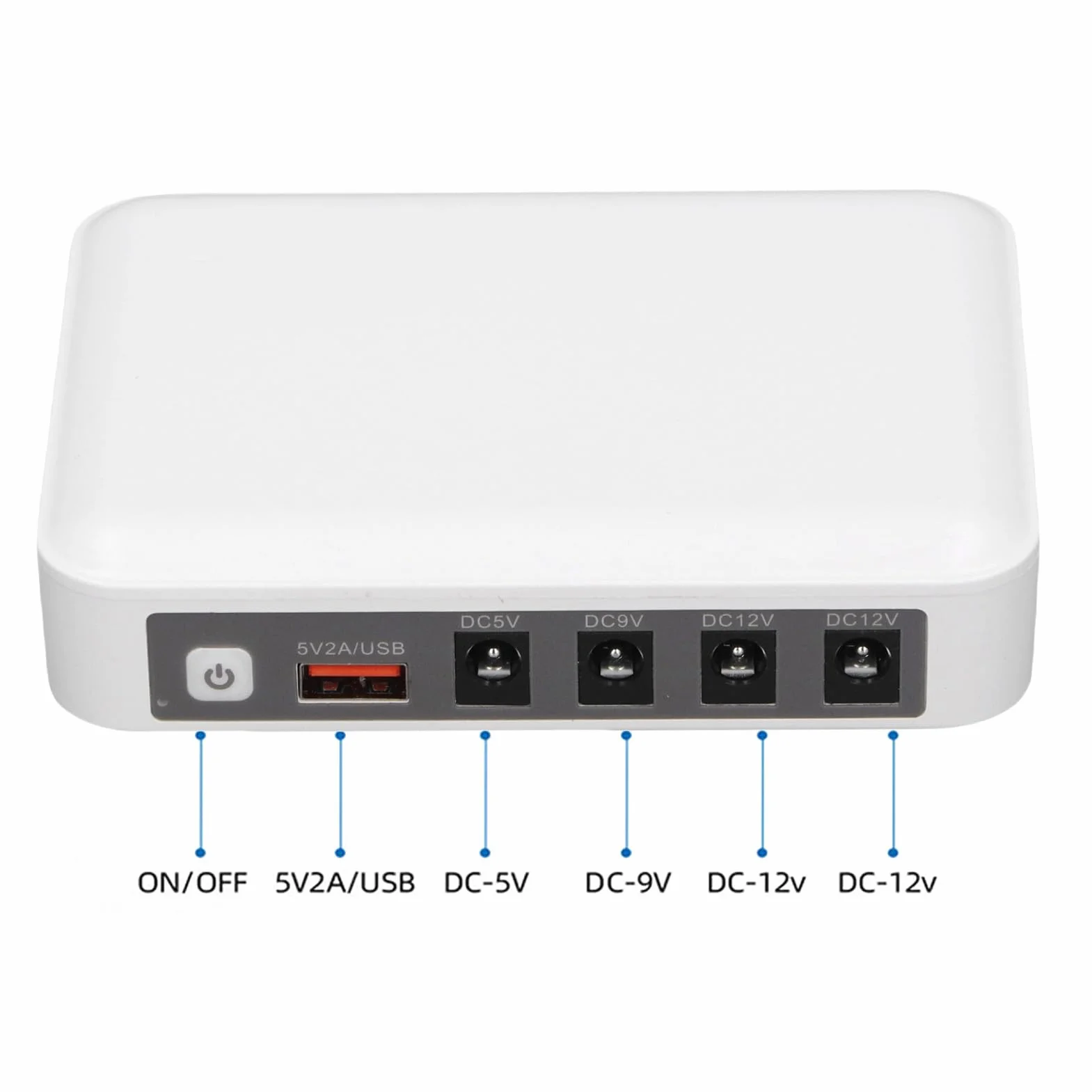 Mini UPS 6000 MAh Duża Stabilna Moc Router Zasilająca Zasilacz Nieprzeprzepuszczalny 5 V 9V 12V Wyjściowe dla Wi -Fi, Modemu, Routera (Marhynchuse69zvb8irc-12)