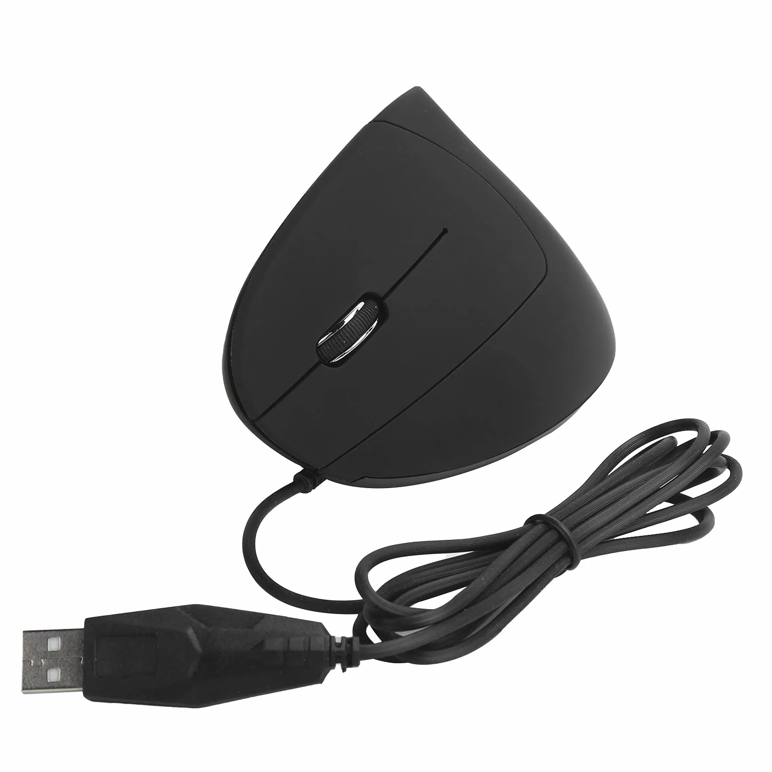 Mysz Leworęczna, Przewodowa Mysz Leworęczna Pionowa Ergonomiczna 800/1200 / 1600DPI Optyczna Czułość USB i Cichy Klik Myszy Komputerowe do Gier Biurowych dla 8/10(Przewodowy)
