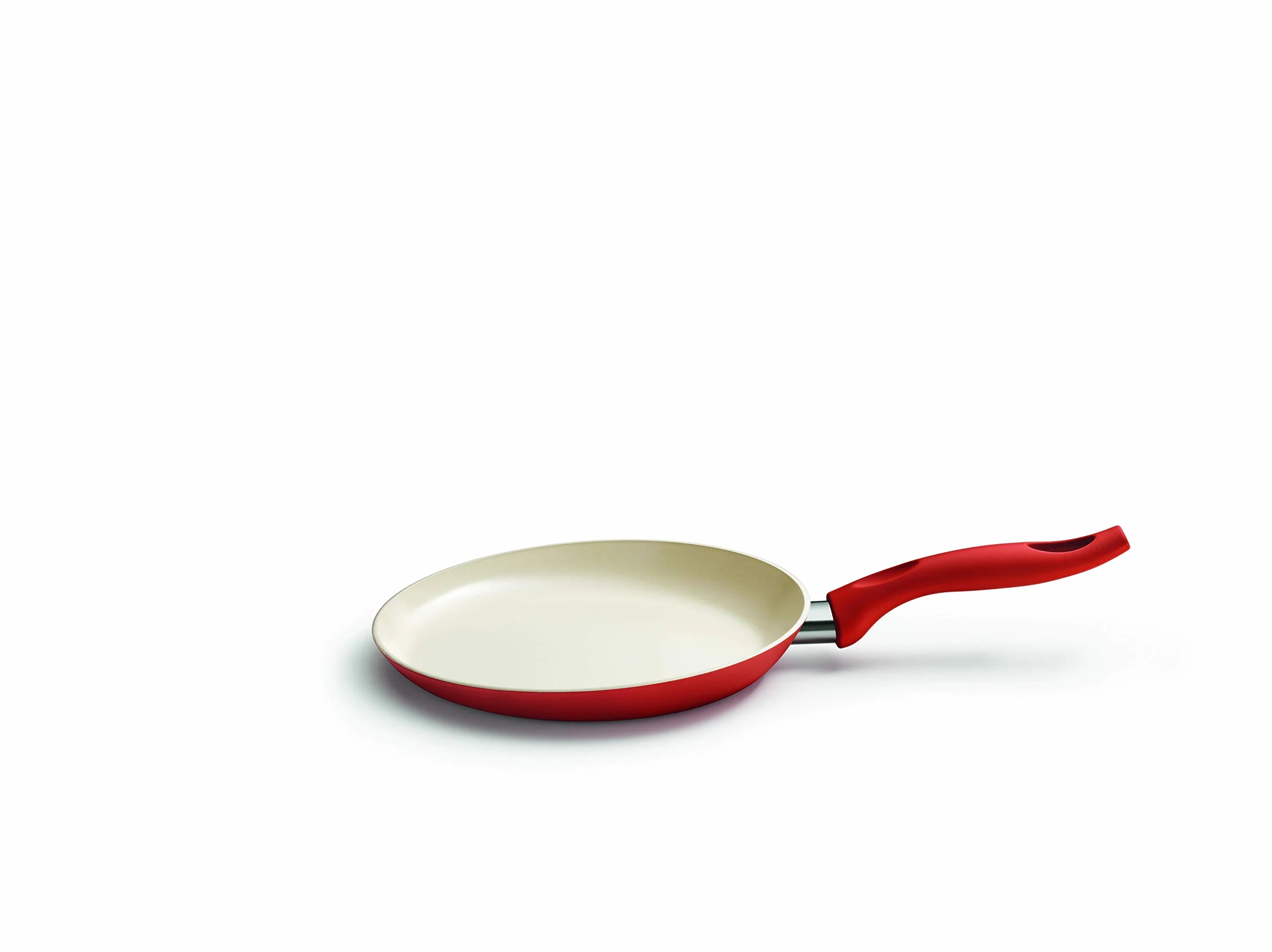 Kelomat patelnia do pieczenia CeraMic indukcja 25 cm, powłoka ceramiczna, czerwona