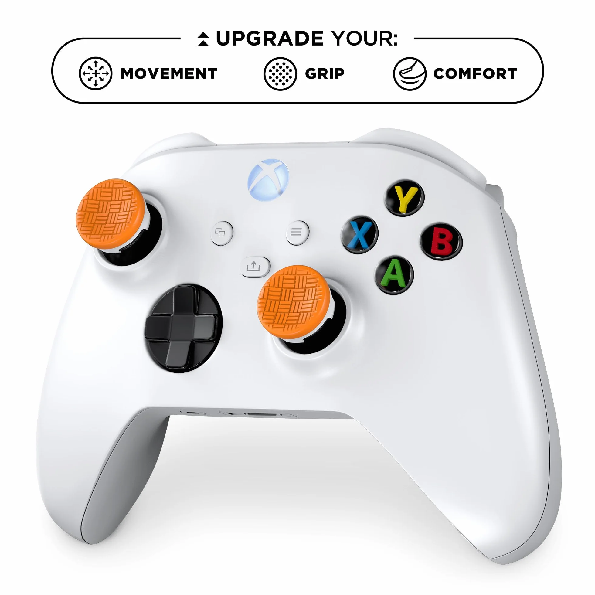 KontrolFreek Omni do kontrolera Xbox One i Xbox Series X, wydajne, 2 wklęsłe wklęsłe, pomarańczowy/biały