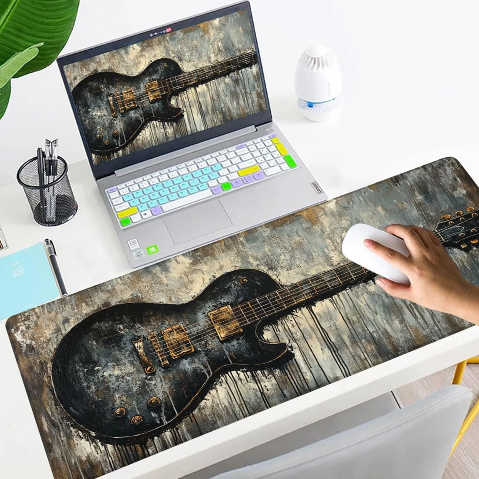 Duża podkładka pod mysz dla graczy 900 x 400 x 3 mm, szara podkładka pod mysz do gier, wodoodporna antypoślizgowa podkładka pod mysz na biurko, podkładka pod mysz zszyte krawędzie, akcesoria do gier