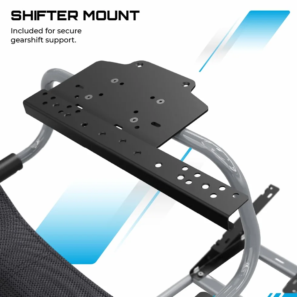 Playseat Challenge X Fotel do Symulatorów, Metal, Szary, 140 x 60 x 105 cm