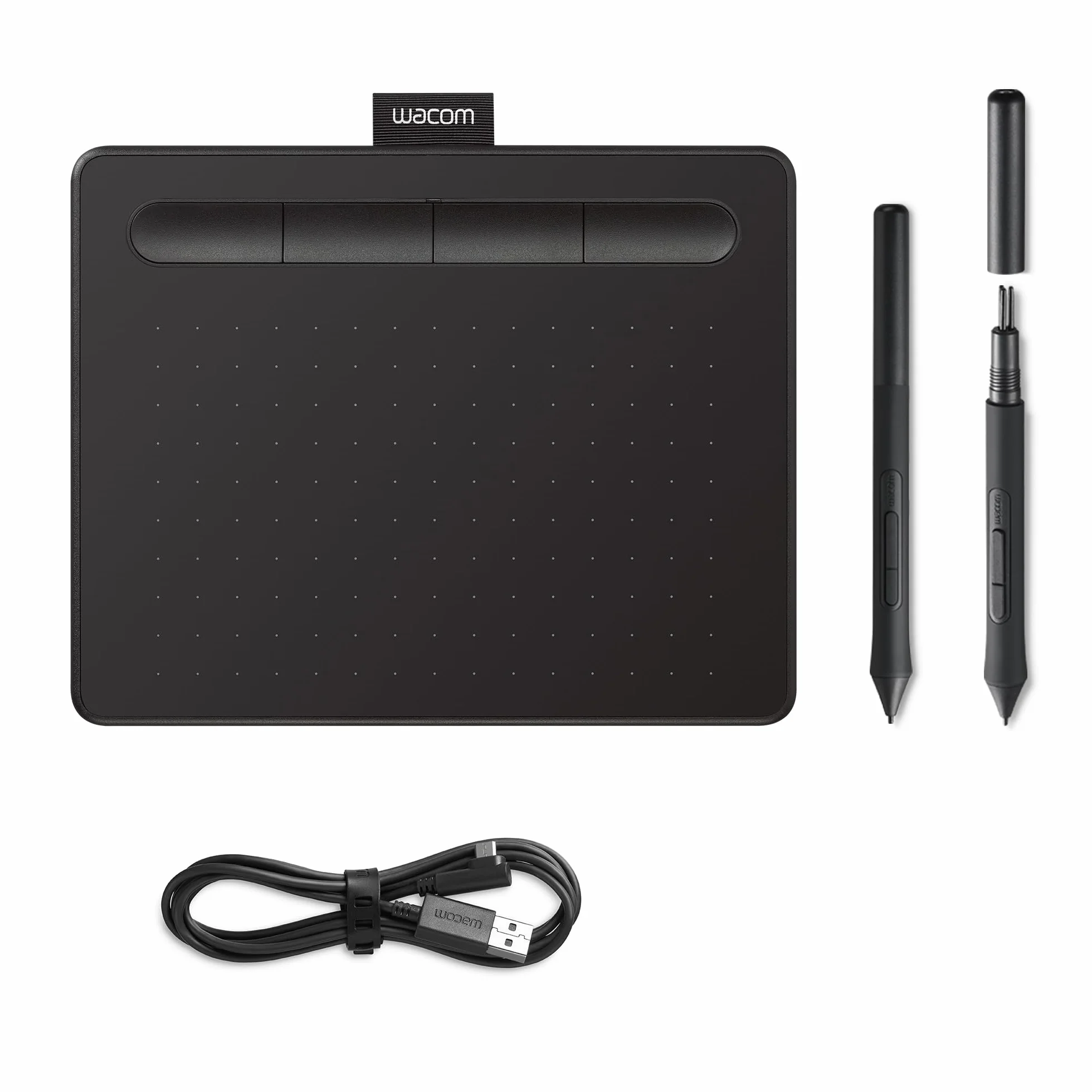 Wacom Intuos Basic Pen CTL-4100K-S Tablet Graficzny, Czarny, S