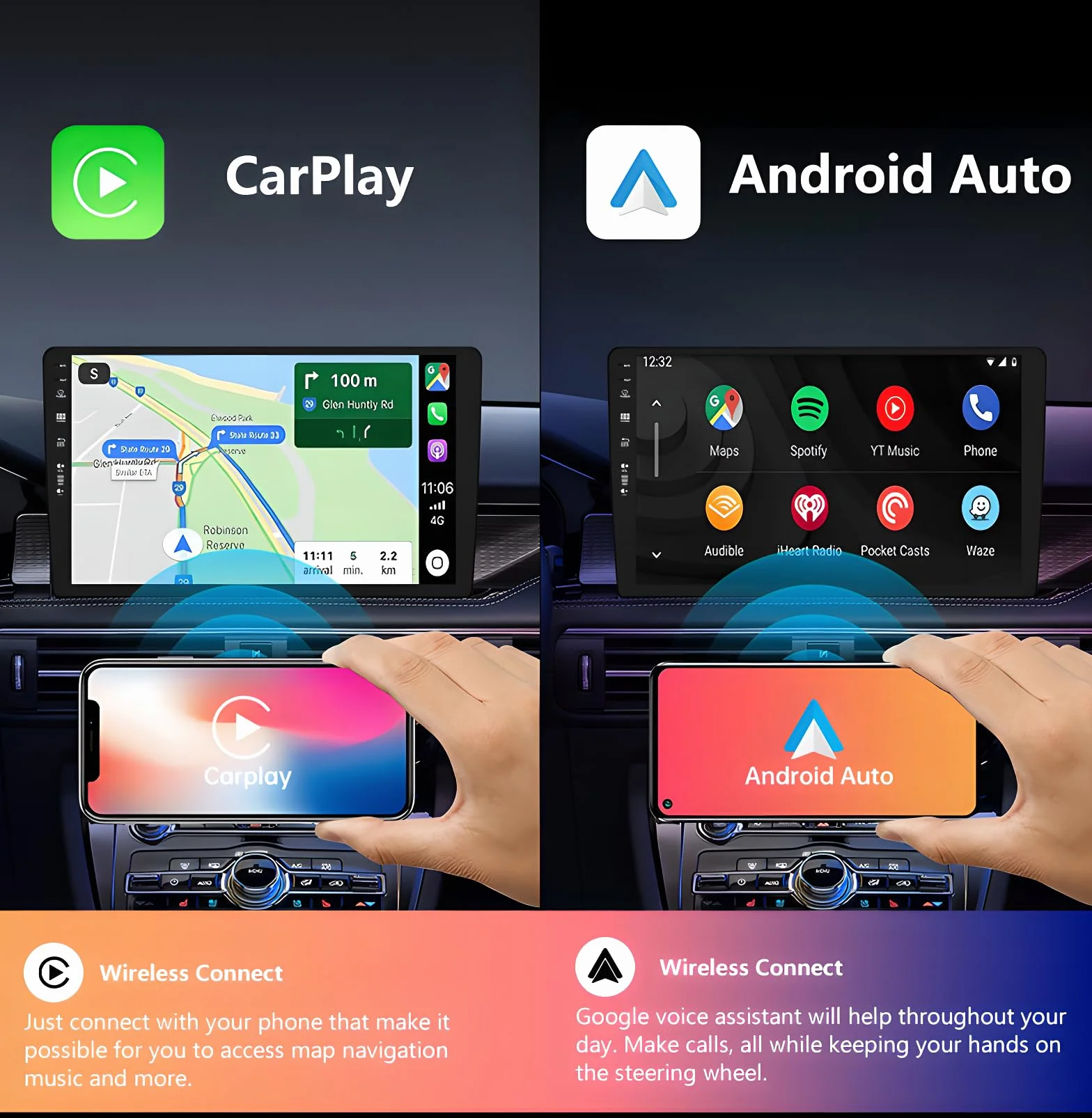 DAB+/4G podwójne DIN Android radio samochodowe do Citroen Berlingo/Peugeot Partner 2008-2019 GPS nawigacja Carplay Android Auto Fast Boot-360 kamera WiFi RDS FM-6+128G
