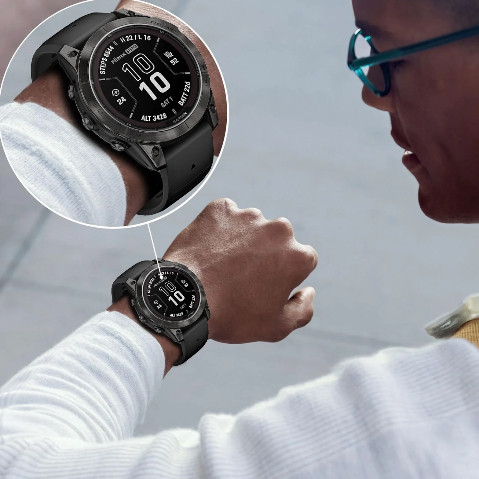 iVoler 4 sztuki szkła hartowanego do Garmin Fenix E 47 mm / Garmin Fenix 7 PRO Solar/Solar Sapphire / Fenix 7 / Sapphire Solar 47 mm, ochrona ekranu przed zarysowaniem, bez pęcherzyków powietrza