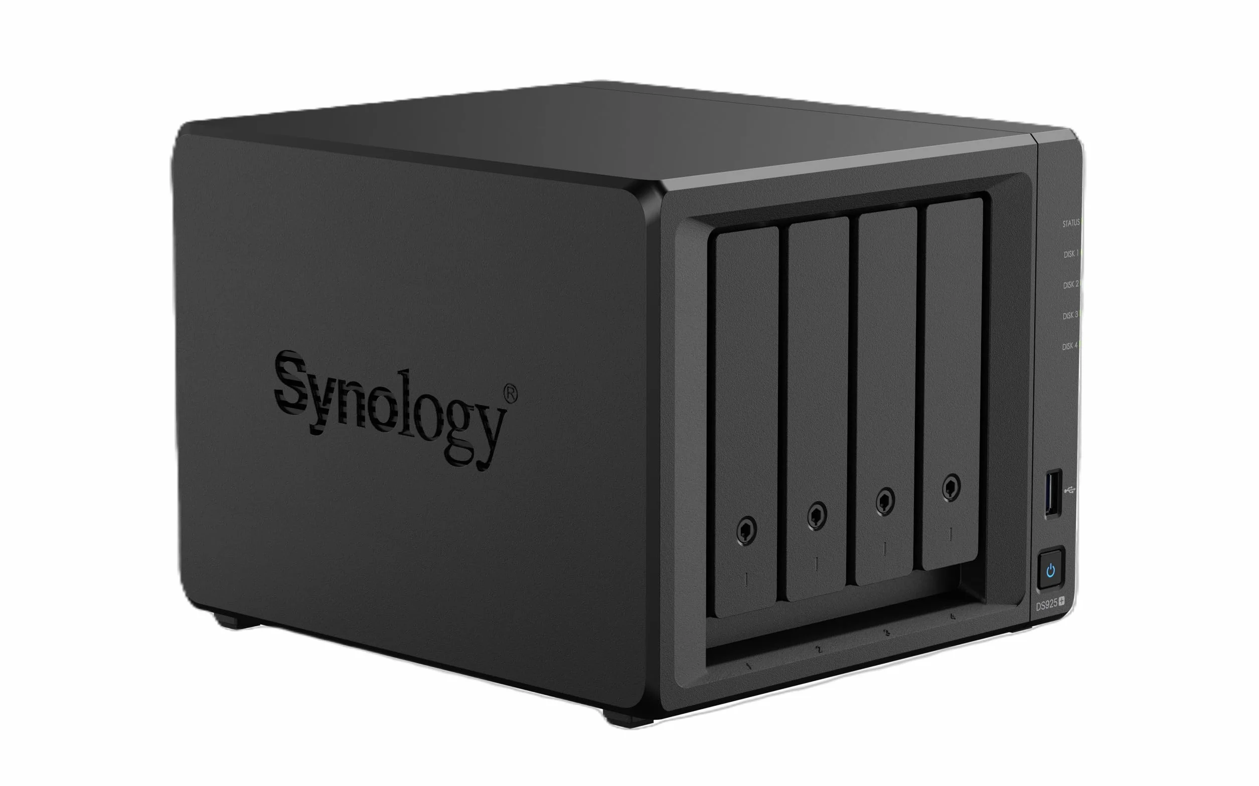 DiskStation DS925+ – 4-kieszeniowy NAS z 2,5 GbE, z możliwością rozszerzenia do 9 wnęk, pamięć podręczna M.2 NVMe SSD, szybkie tworzenie kopii zapasowych, nadzór i współpraca, przechowywanie danych i
