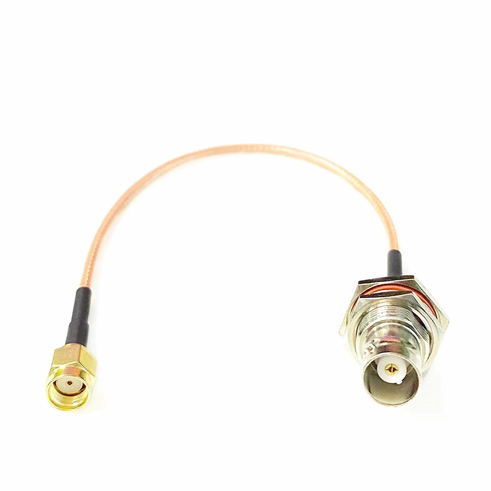 RP SMA Male Plug Inner Hole Switch SMA N TNC BNC UHF MCX MMCX Female Jack Pigtail Cable RG316 For Wireless Modem(RPSMA-N Bulkhead,15cm)