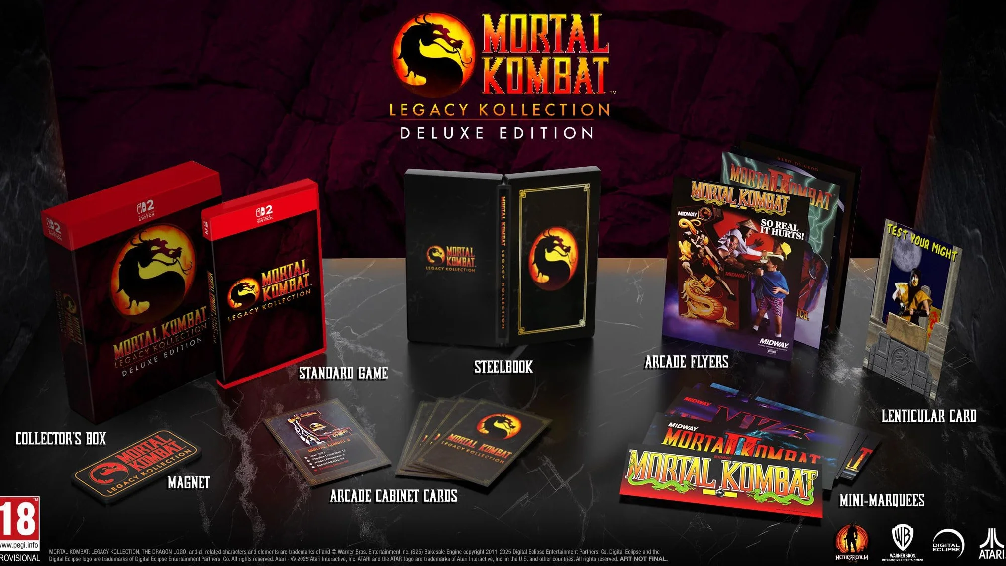 Mortal Kombat: Legacy Kollection Deluxe Edition Switch 2