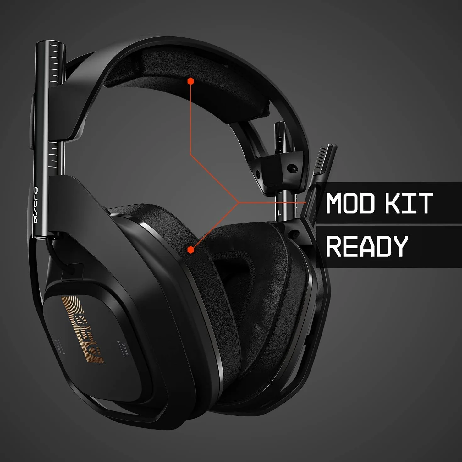 ASTRO Gaming A50 Bezprzewodowy zestaw słuchawkowy + stacja bazowa do ładowania, kontrola równowagi głosu i gry, łączność bezprzewodowa 2,4 GHz, zasięg 15m, Xbox Series X|S, Xbox One, PC i Mac - Czarny