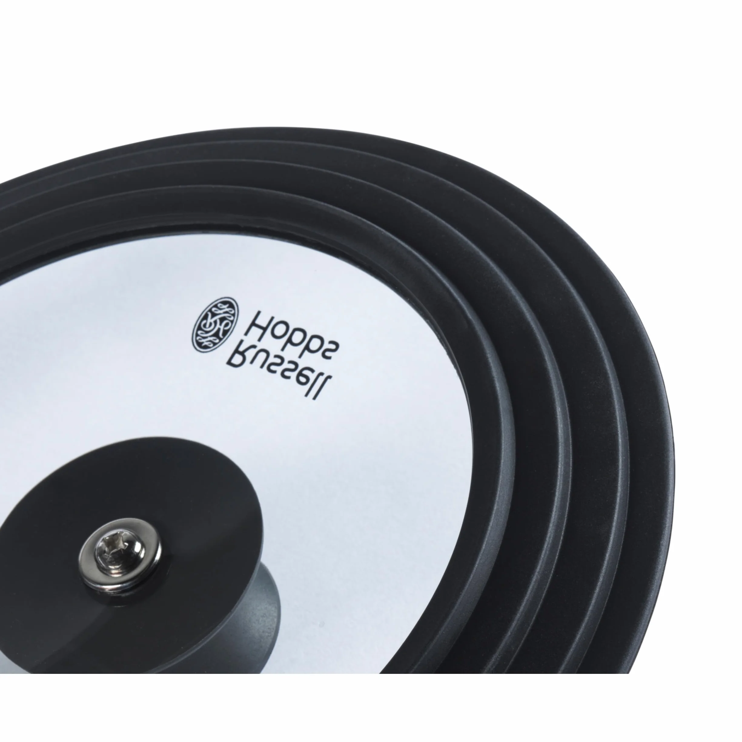 Russell Hobbs Uniwersalna pokrywka do patelni ze szkła hartowanego 16-20 cm silikonowa obwódka