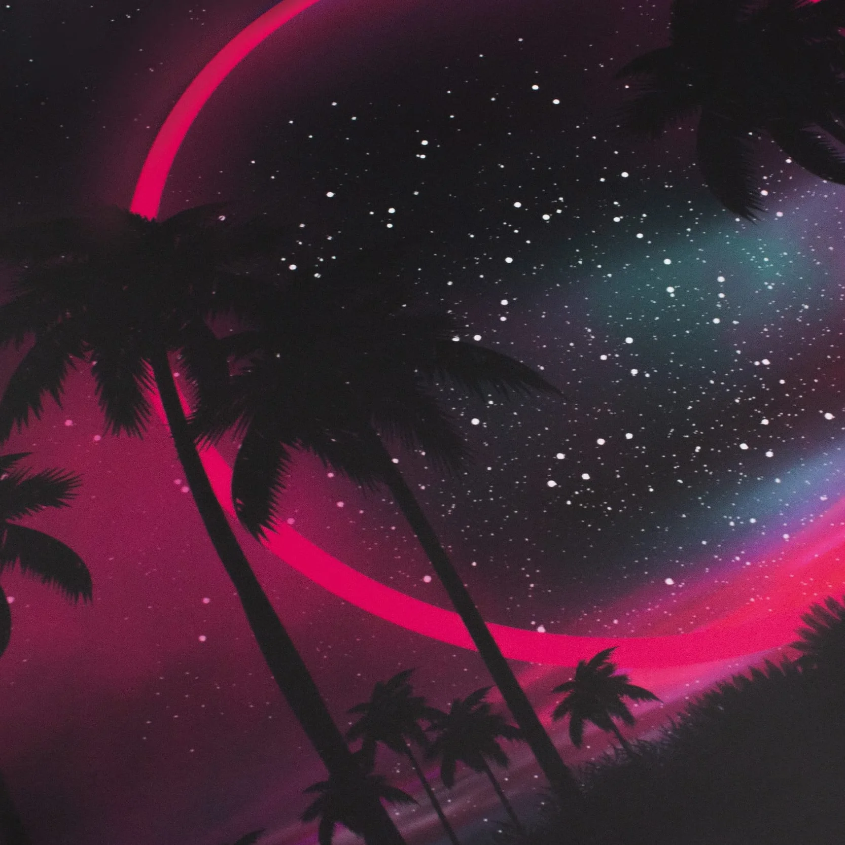 Folia na laptopa, na plażę, urlop, raj, folia samoprzylepna do notebooka, naklejka ochronna Vinyl Skin Sticker (15 cali, LP91, Neon Beach)